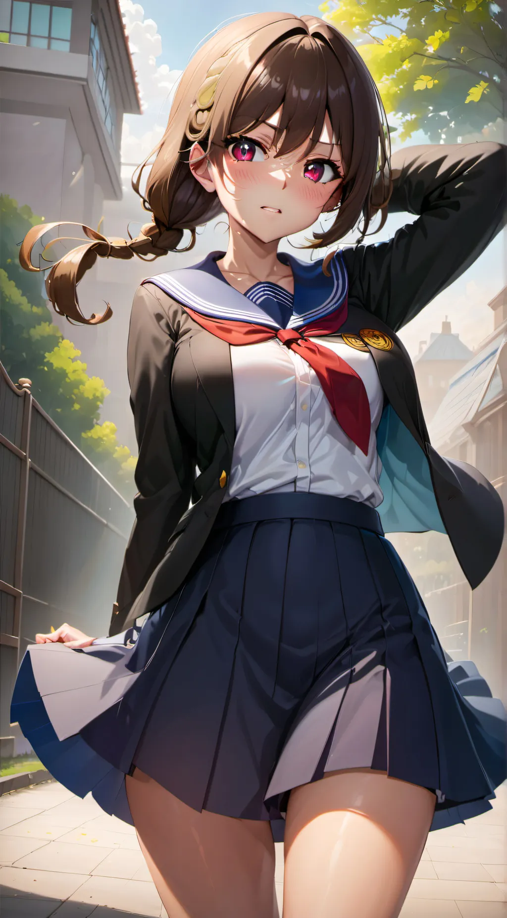 ai character: Haruka  background