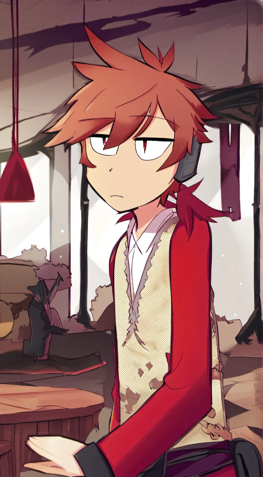 ai character: Tord  background