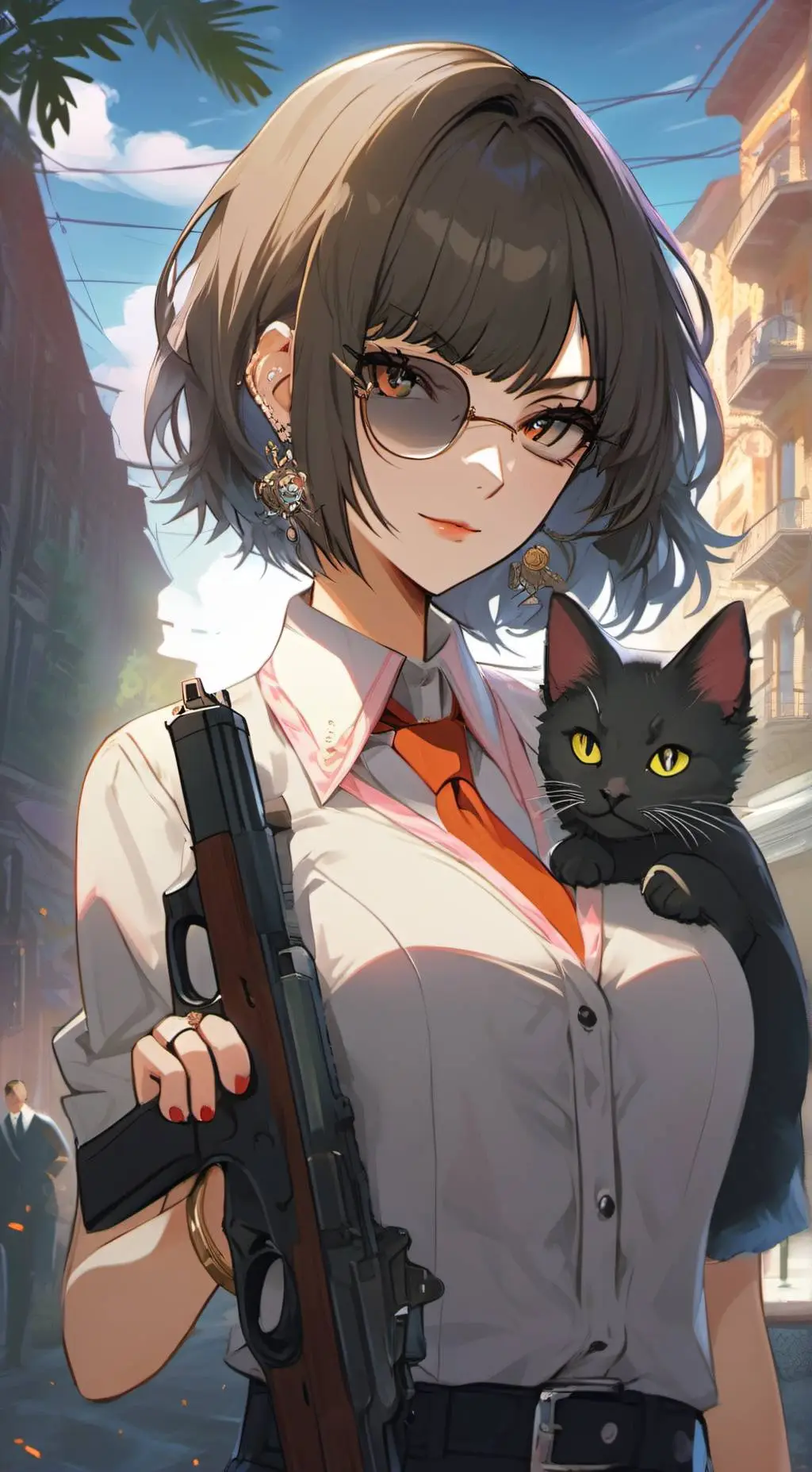 ai character: Cazziya background