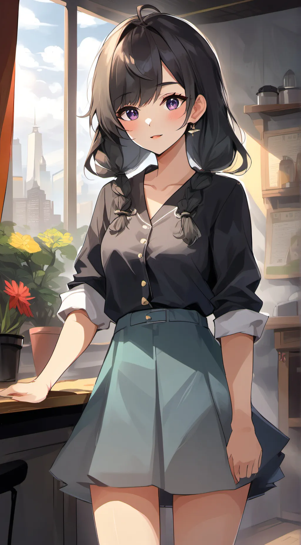 ai character: Lily background