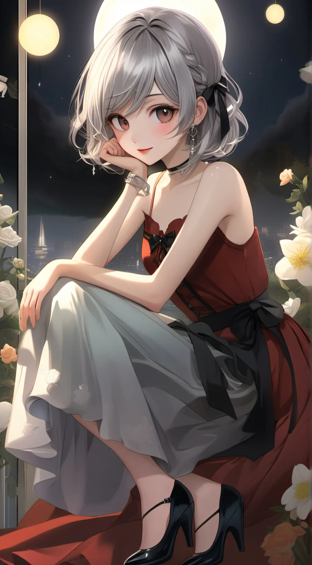 ai character: Rose  background