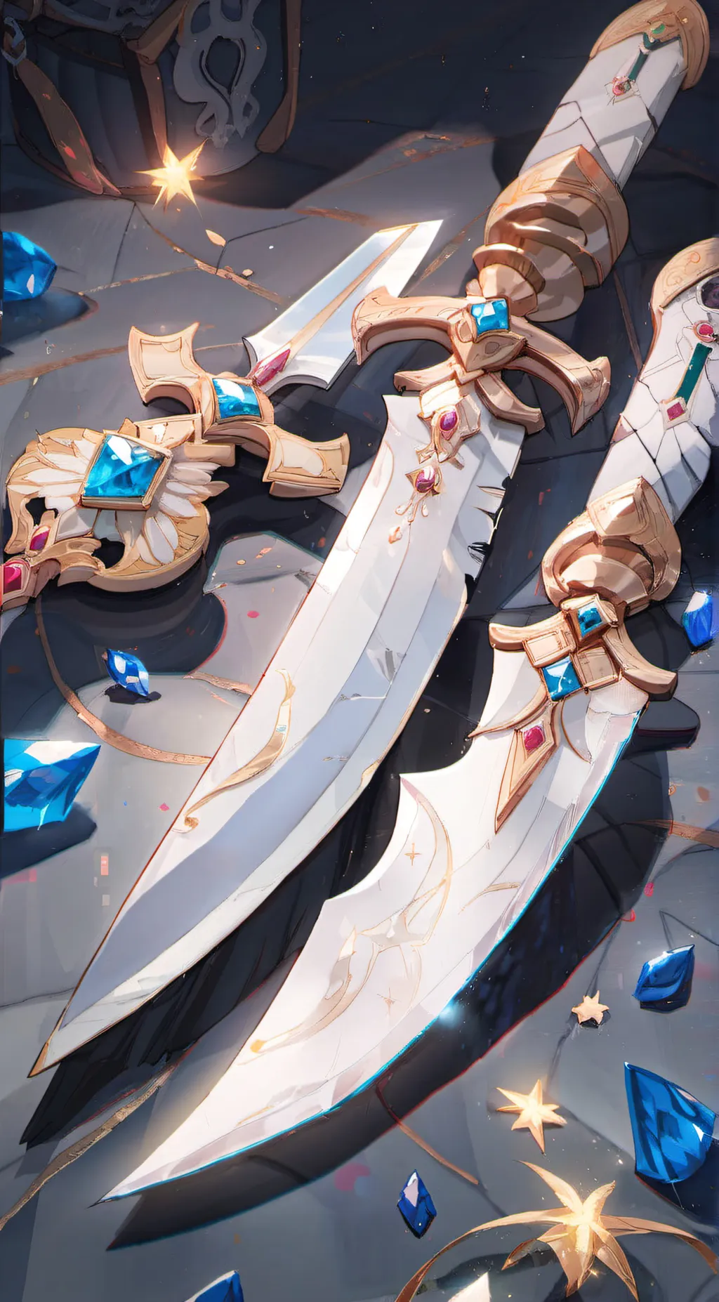 ai character: Every knife fighti background