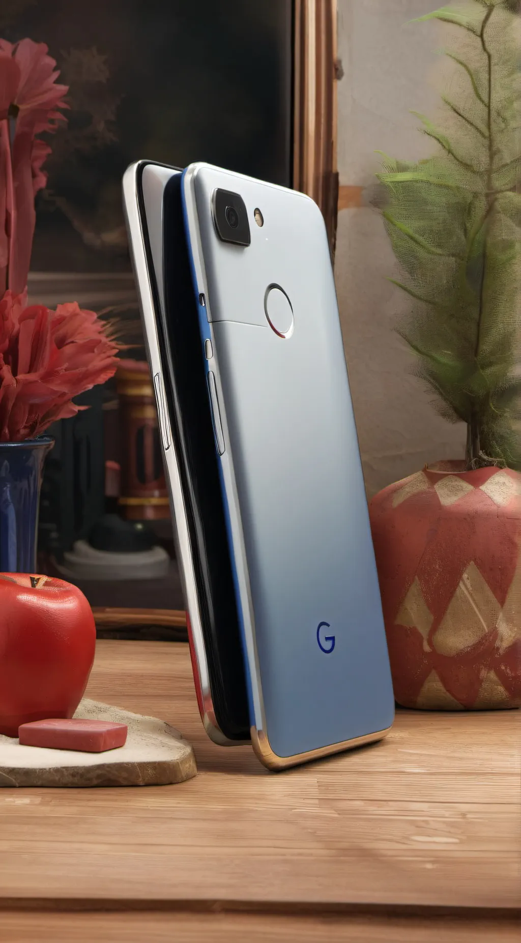 ai character: google pixel background