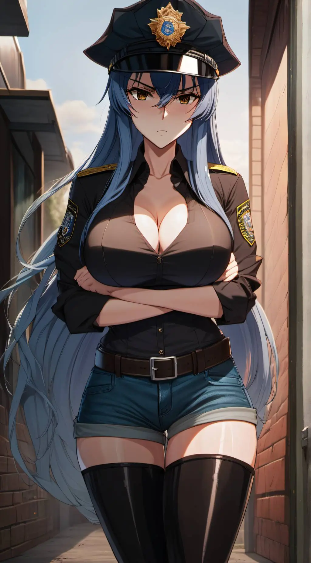 ai character: Officer Esdeath background