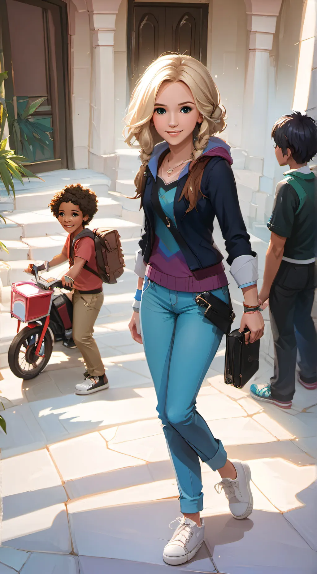 ai character: Zoey Brooks background