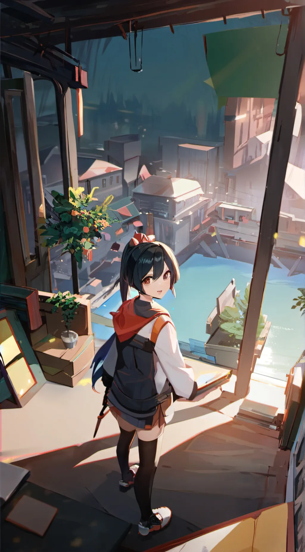 ai character: mha  background