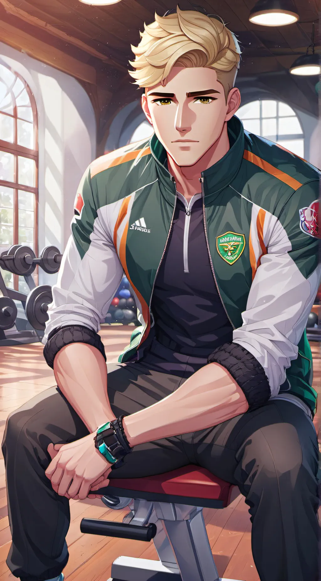 ai character: Troy  background