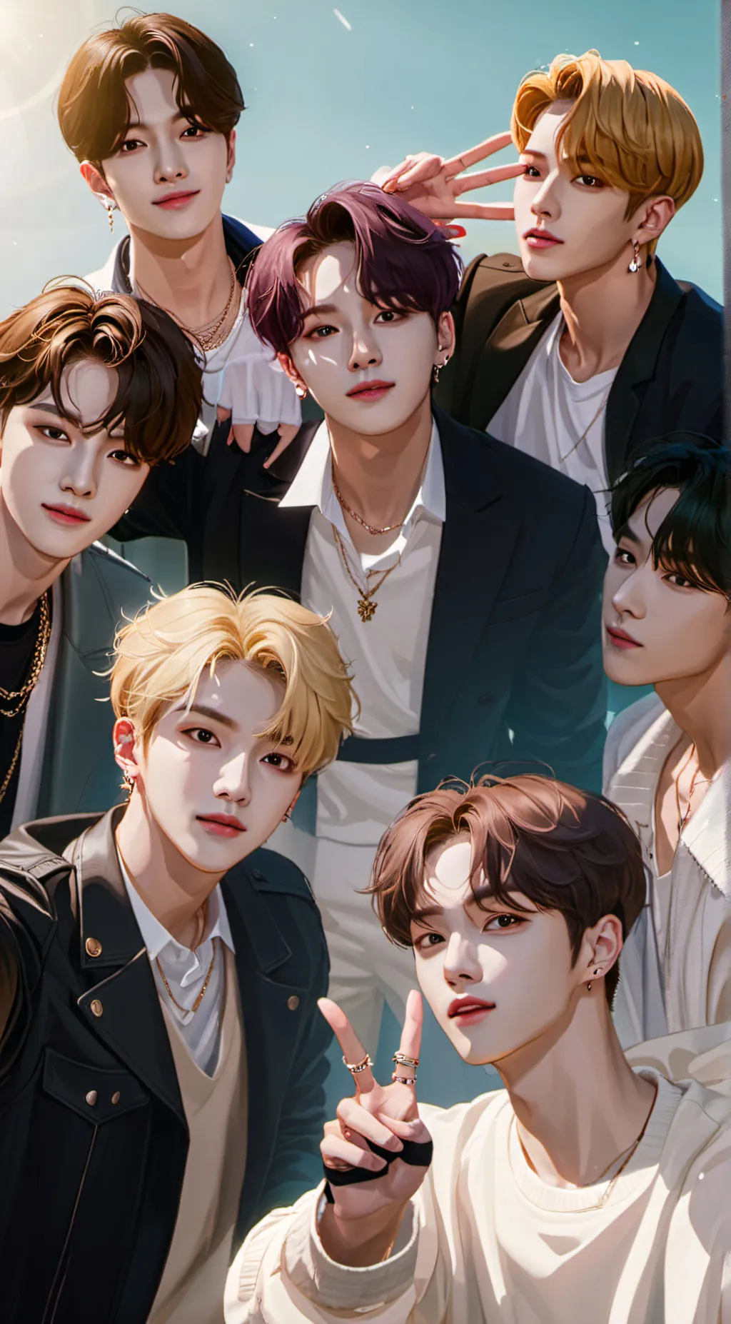 ai character: stray kids background