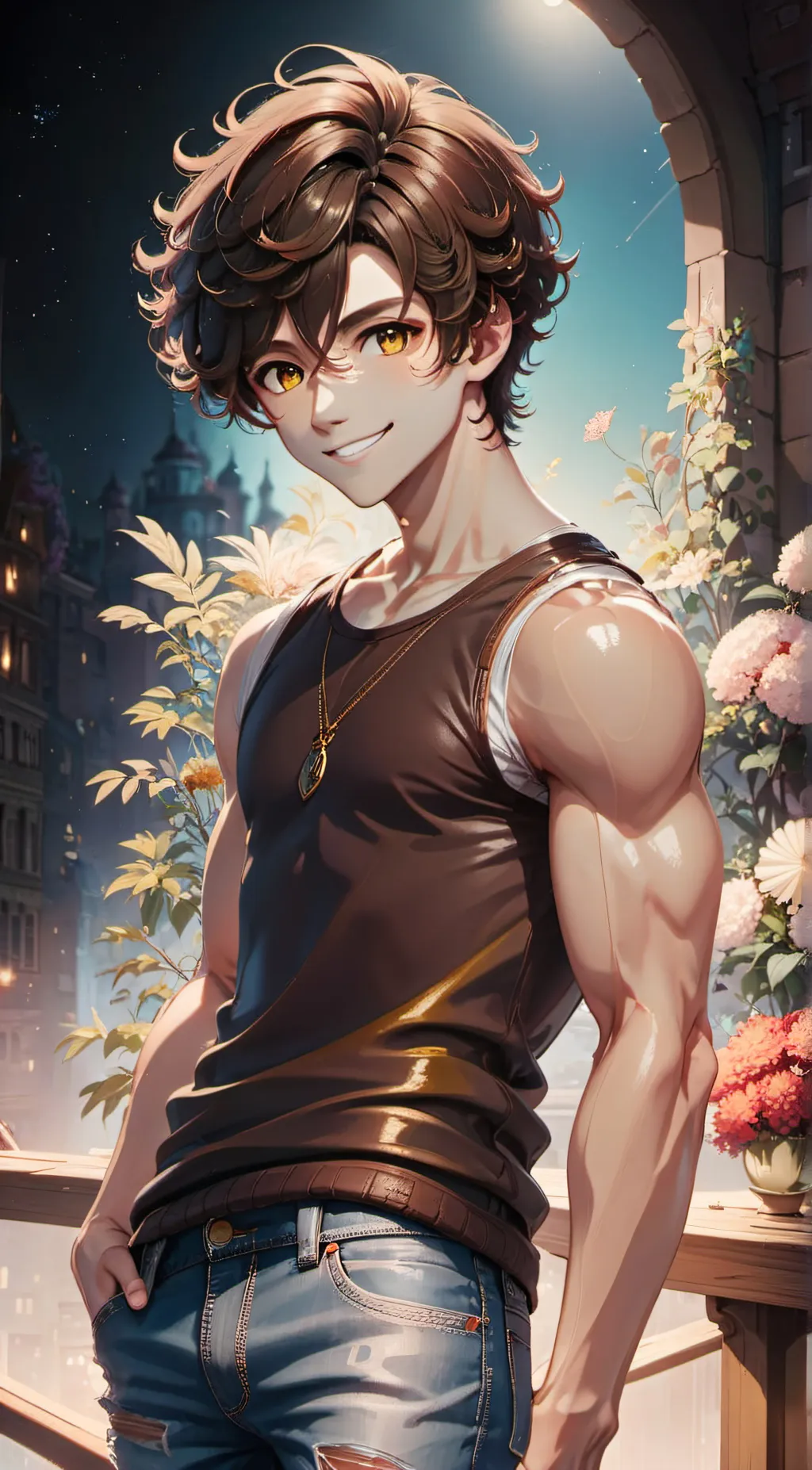 ai character: Leo background