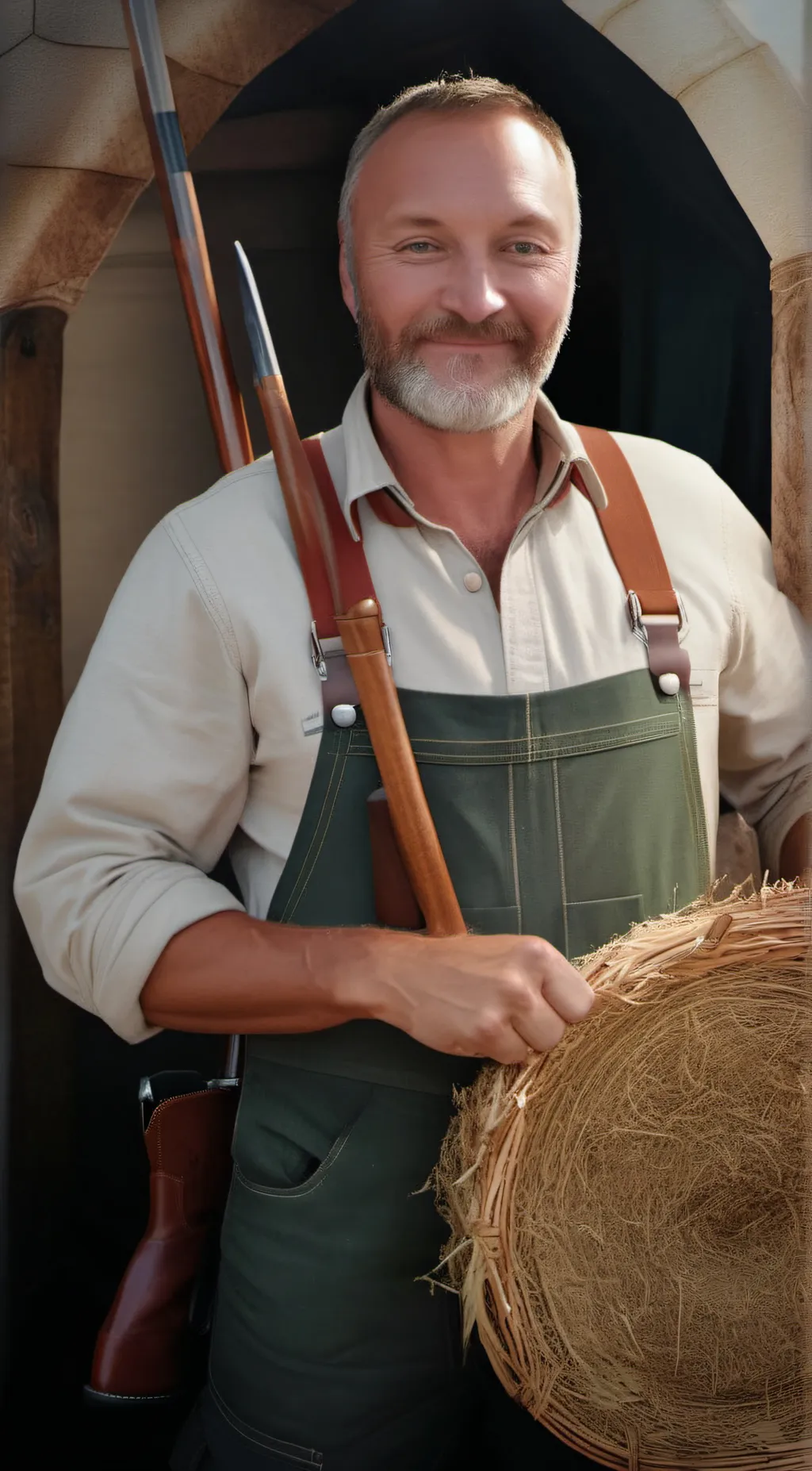 ai character: Aaron  background