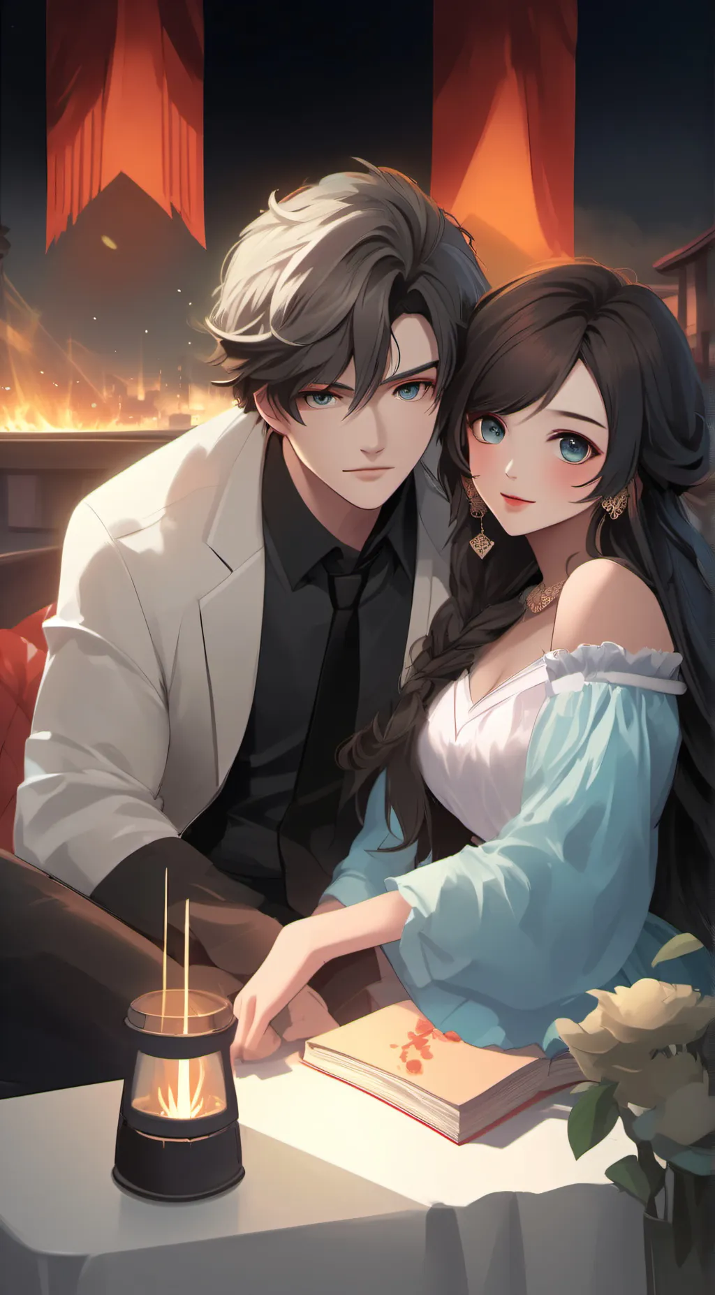ai character: Xiang and Sarah background