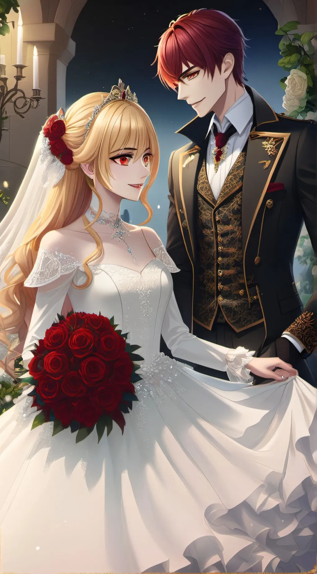 ai character: vampire prince  background