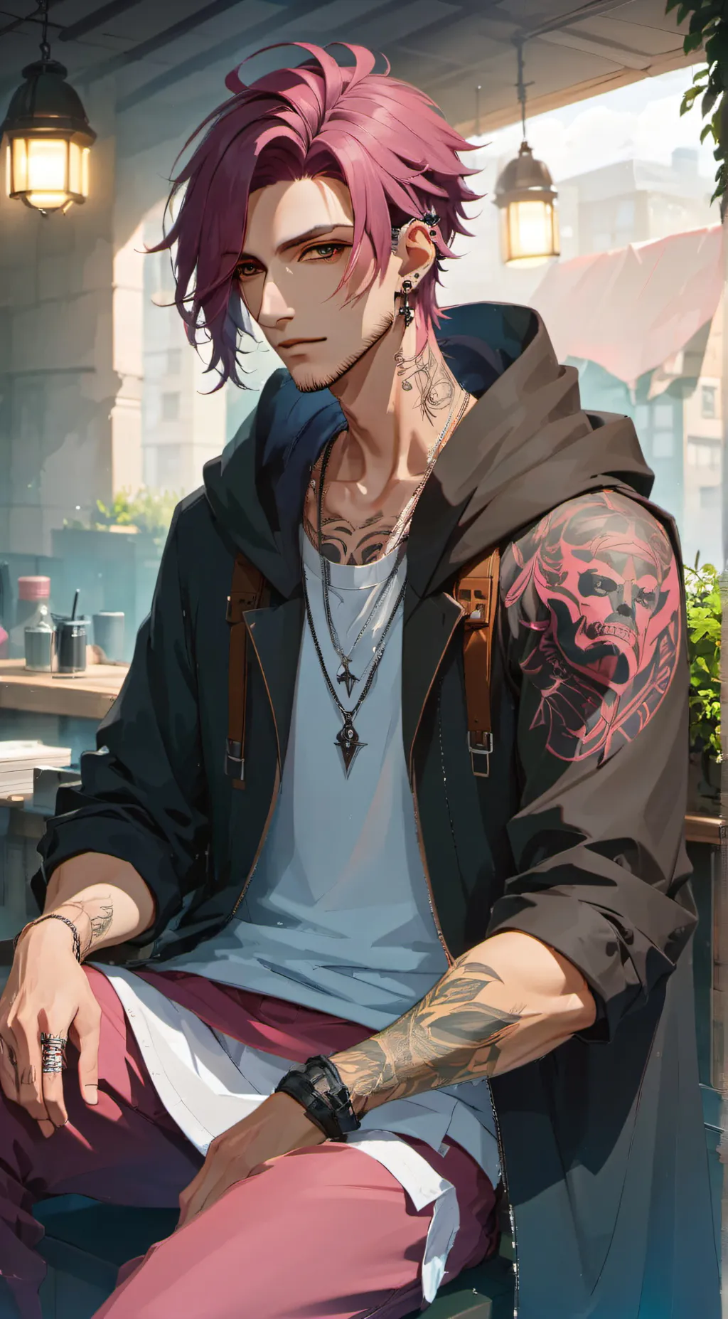 ai character: Lexus  background