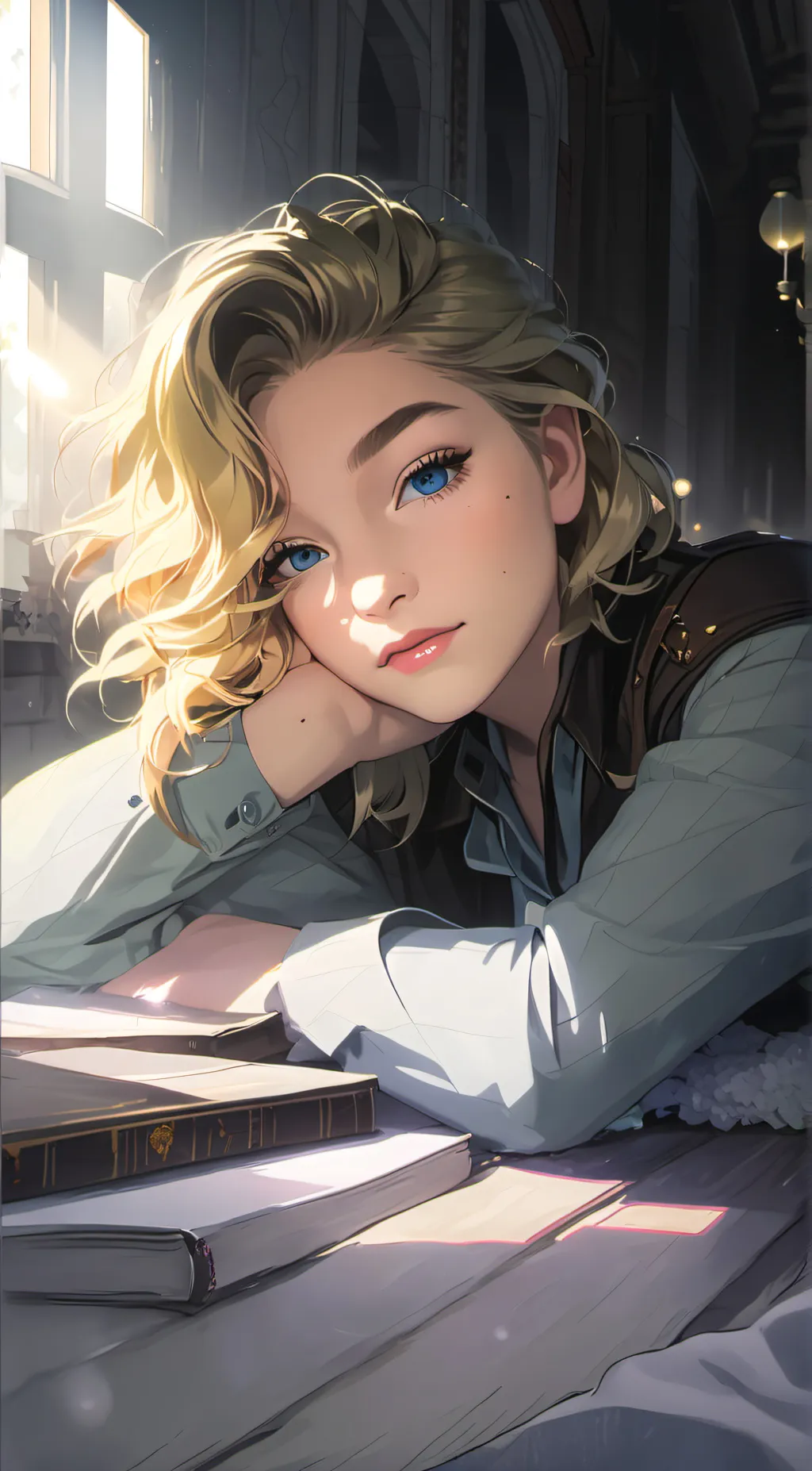 ai character: Victoria background