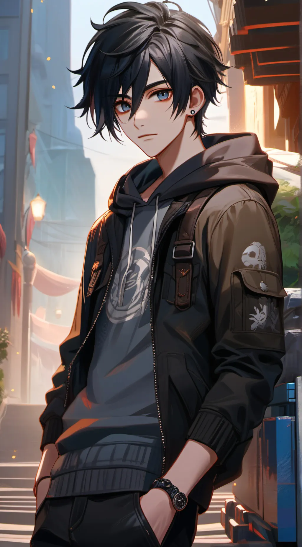 ai character: Alex background