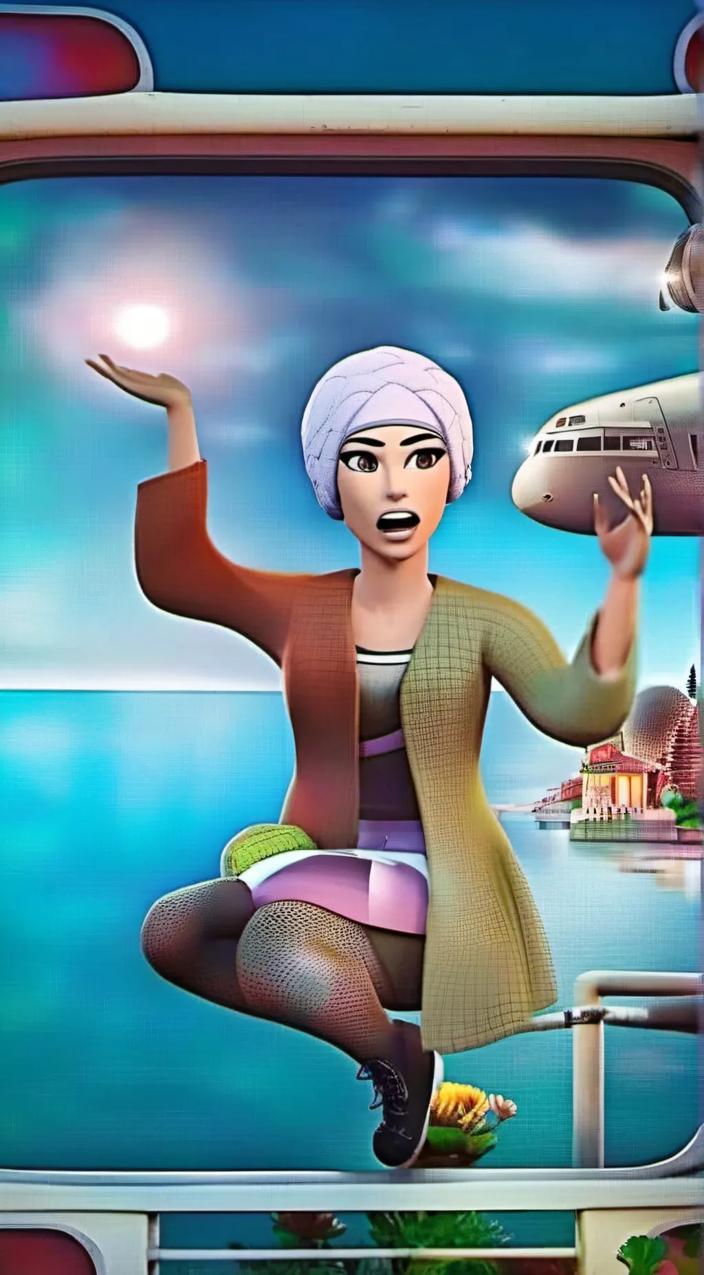 ai character: Rockstar 80 background