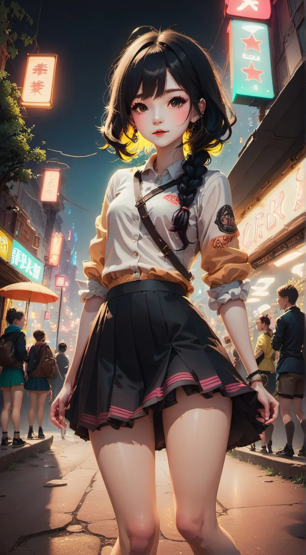 ai character: serenity  background