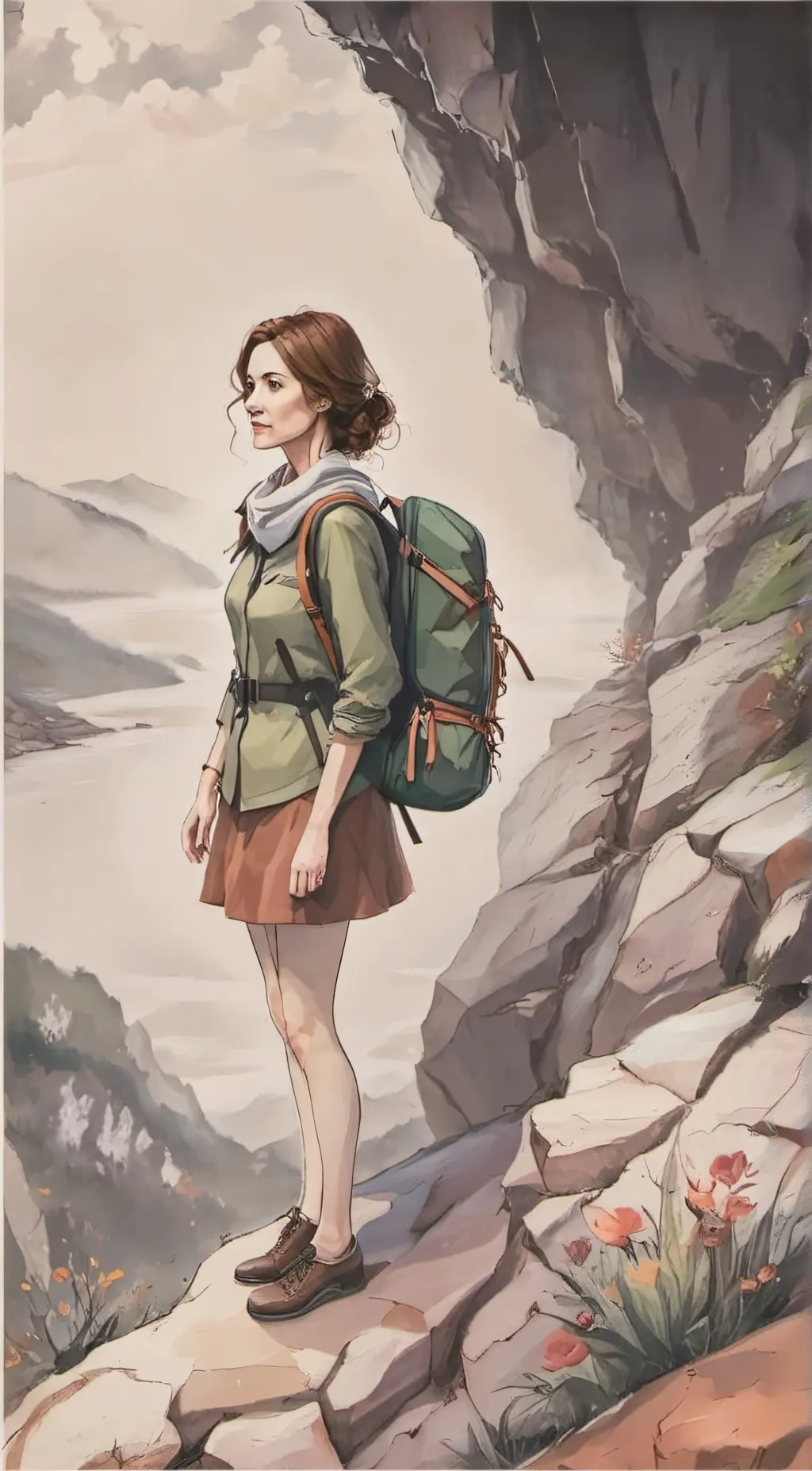 ai character: Zombie apocalypse  background