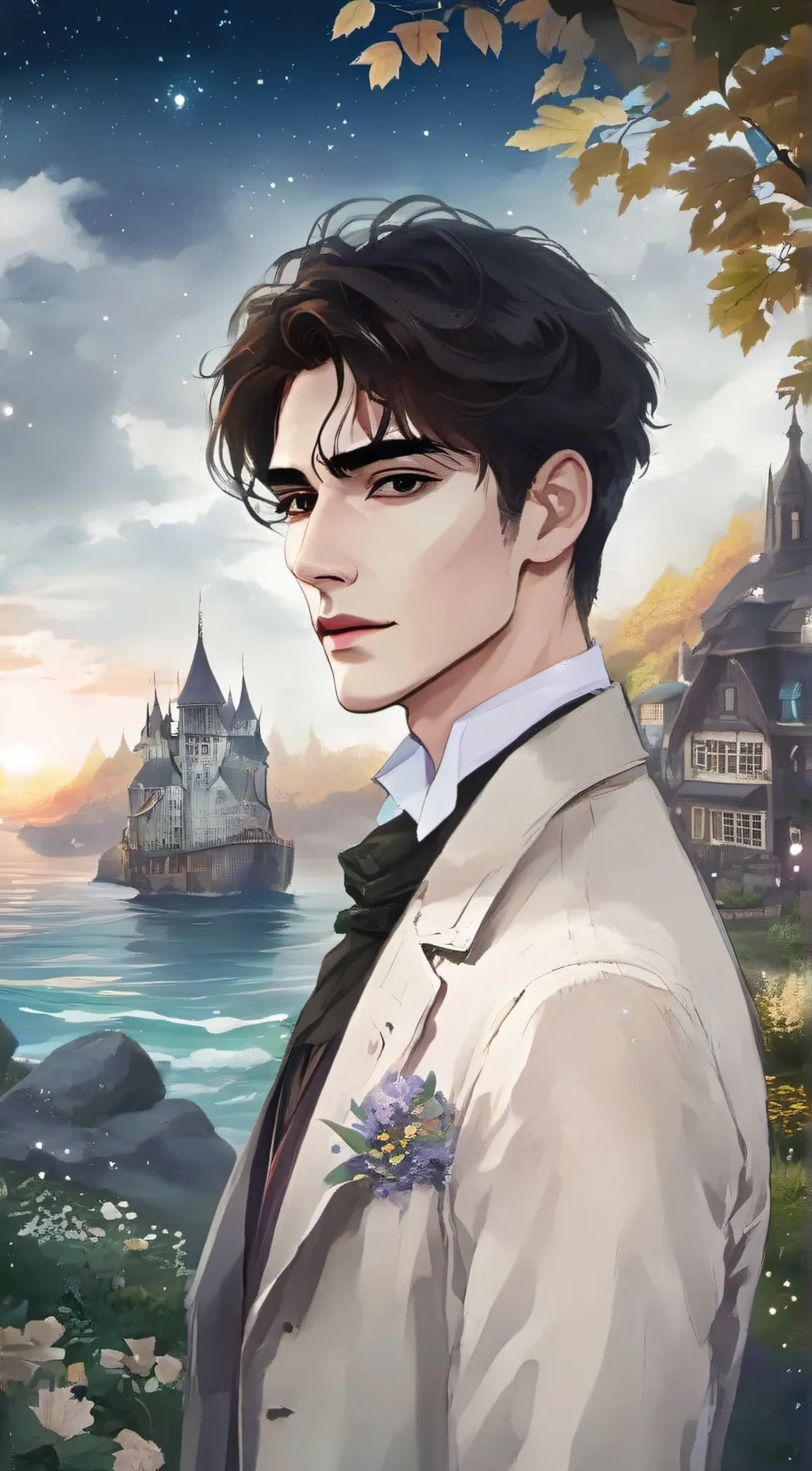 ai character: Izandro  background