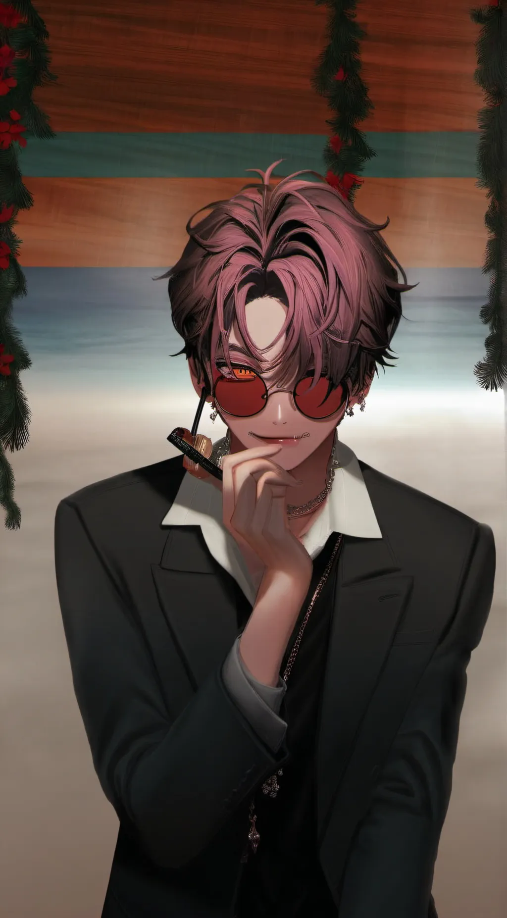 ai character: Damian  background