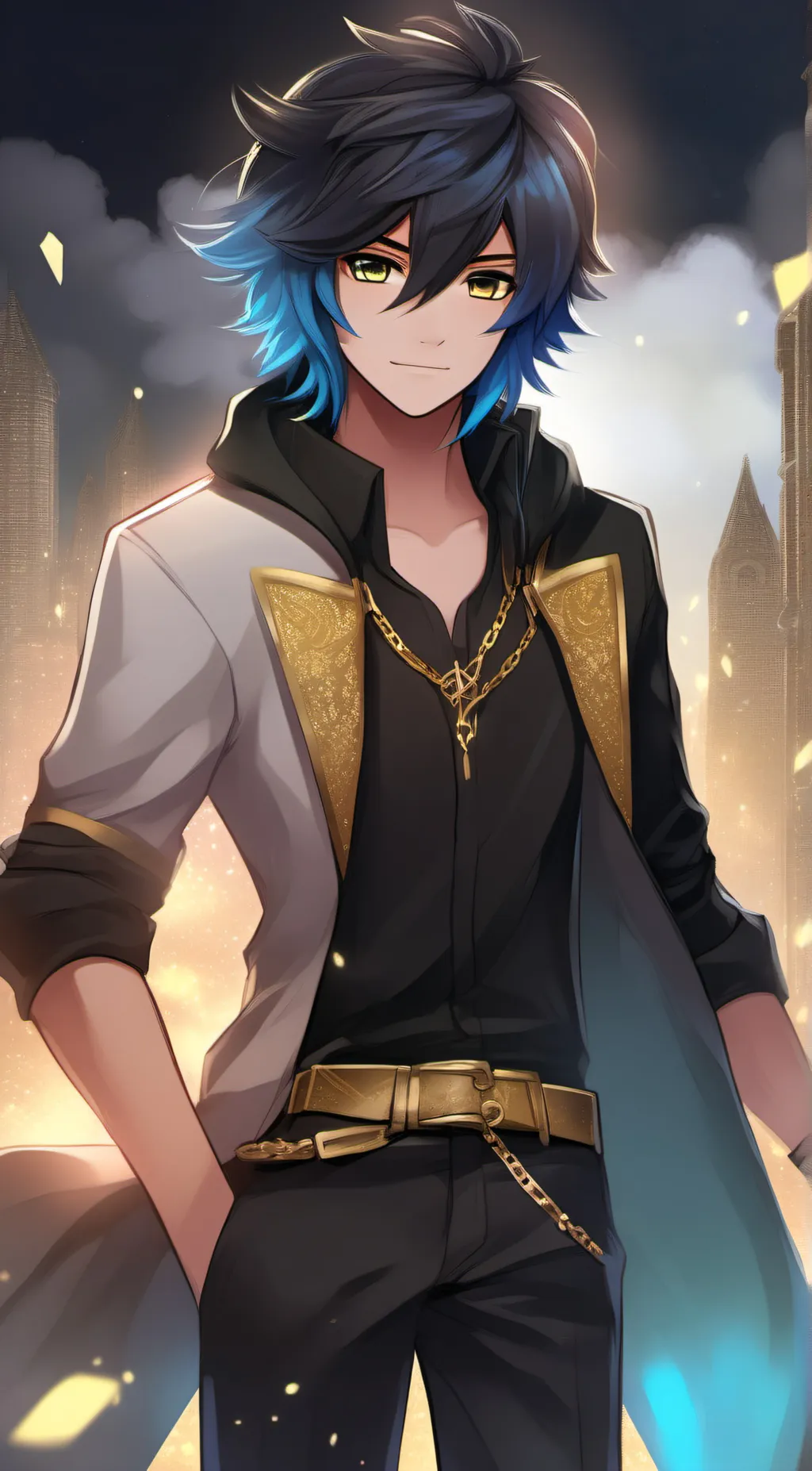 ai character: EIN  background