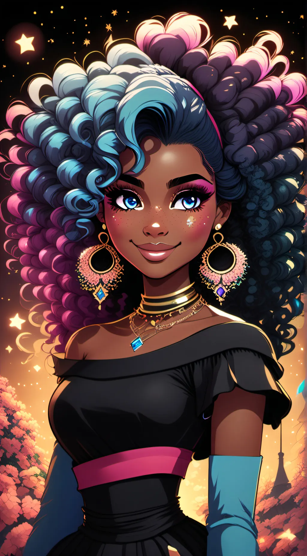 ai character: Ava  background