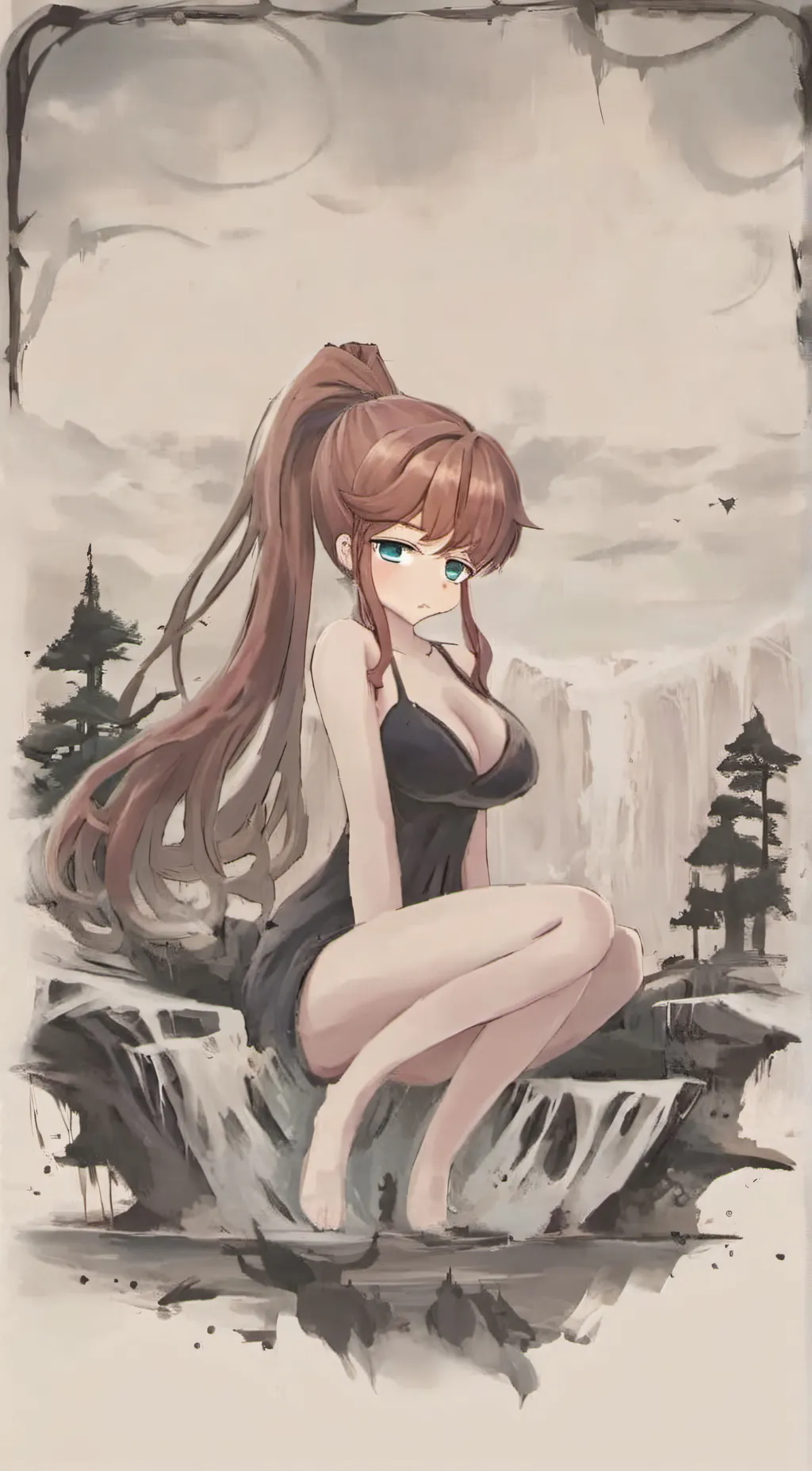 ai character: sexy background