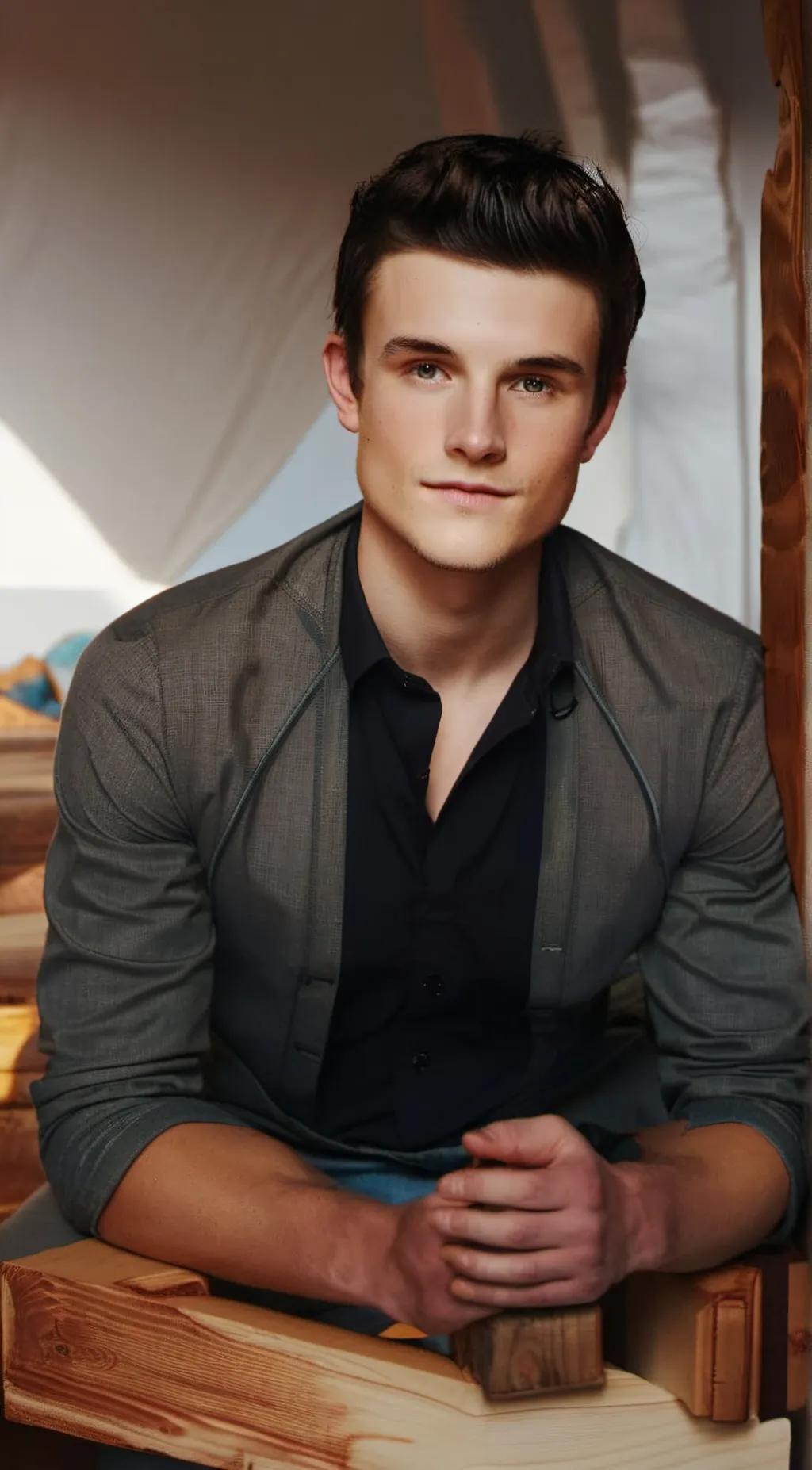 ai character: josh hucherson background