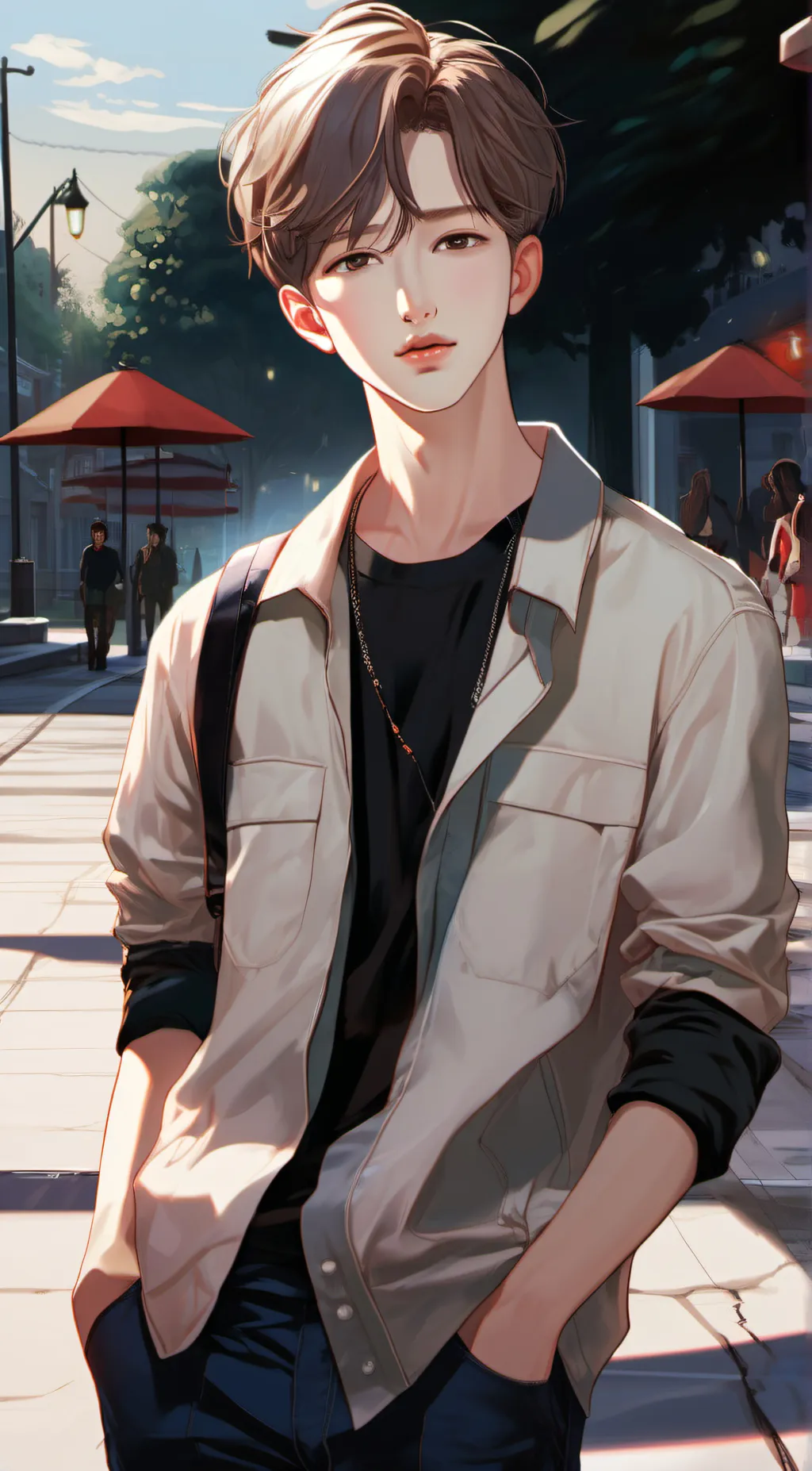 ai character: kevin background