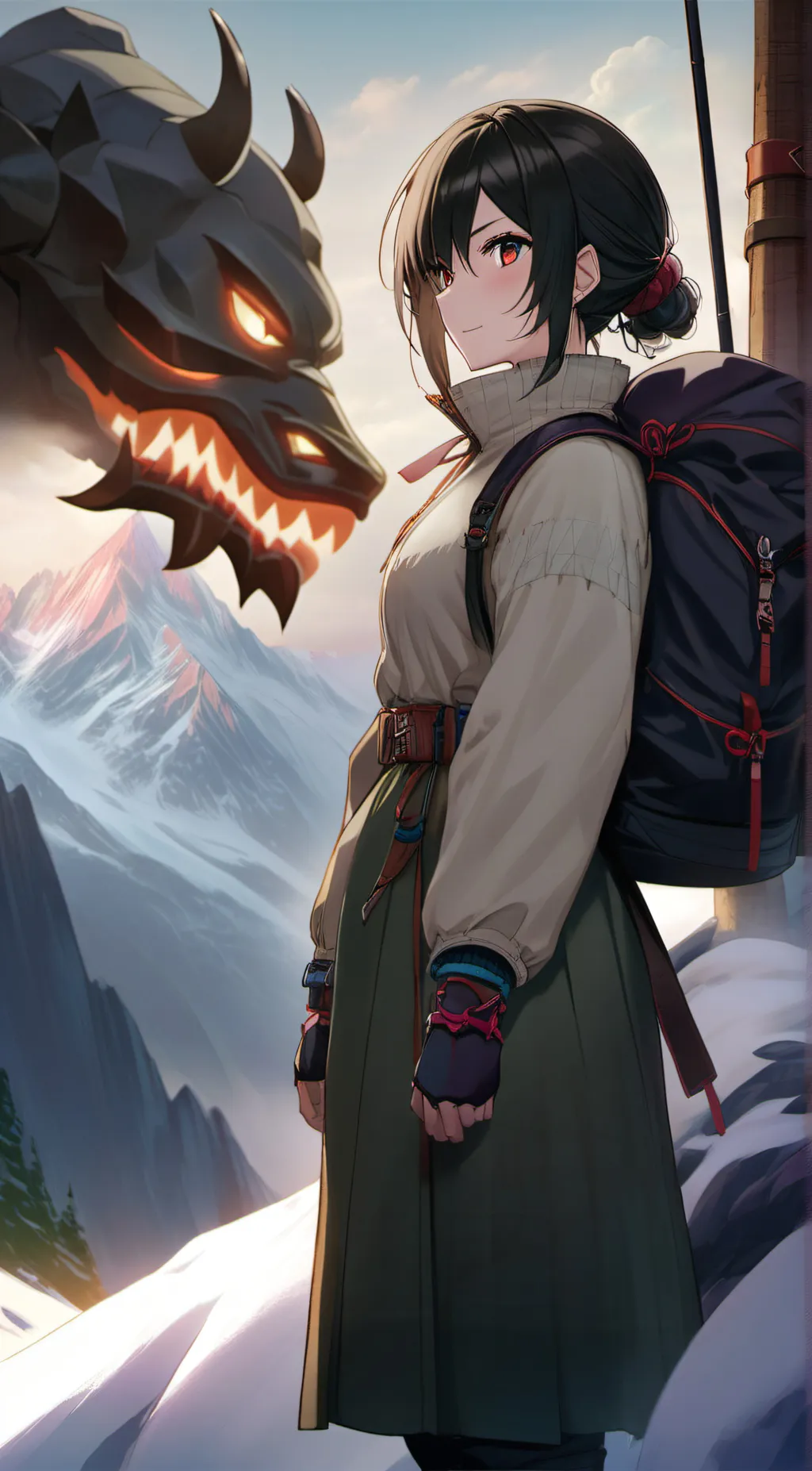 ai character: Ari and Blaze background