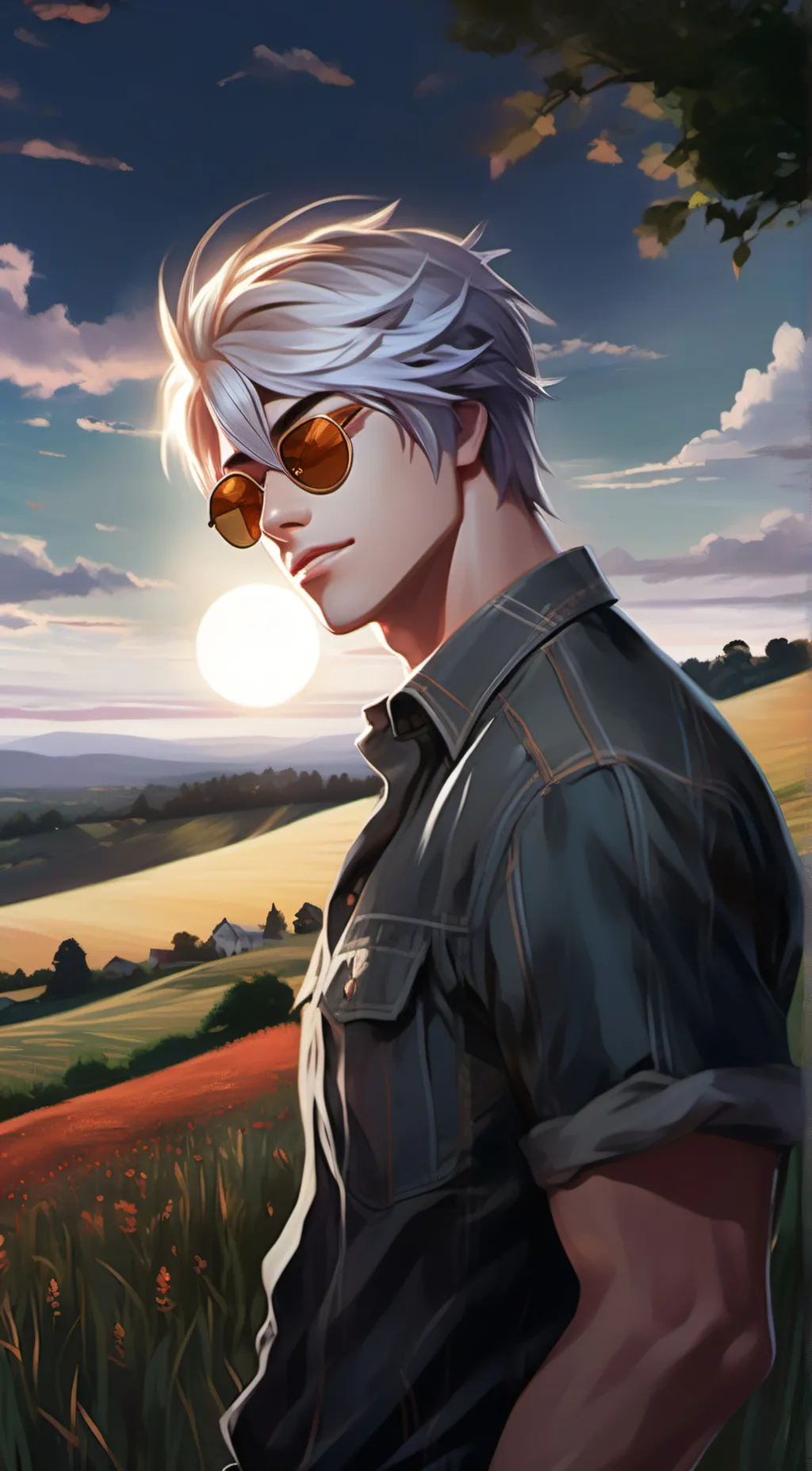 Talkie AI - Chat with golden flower boy