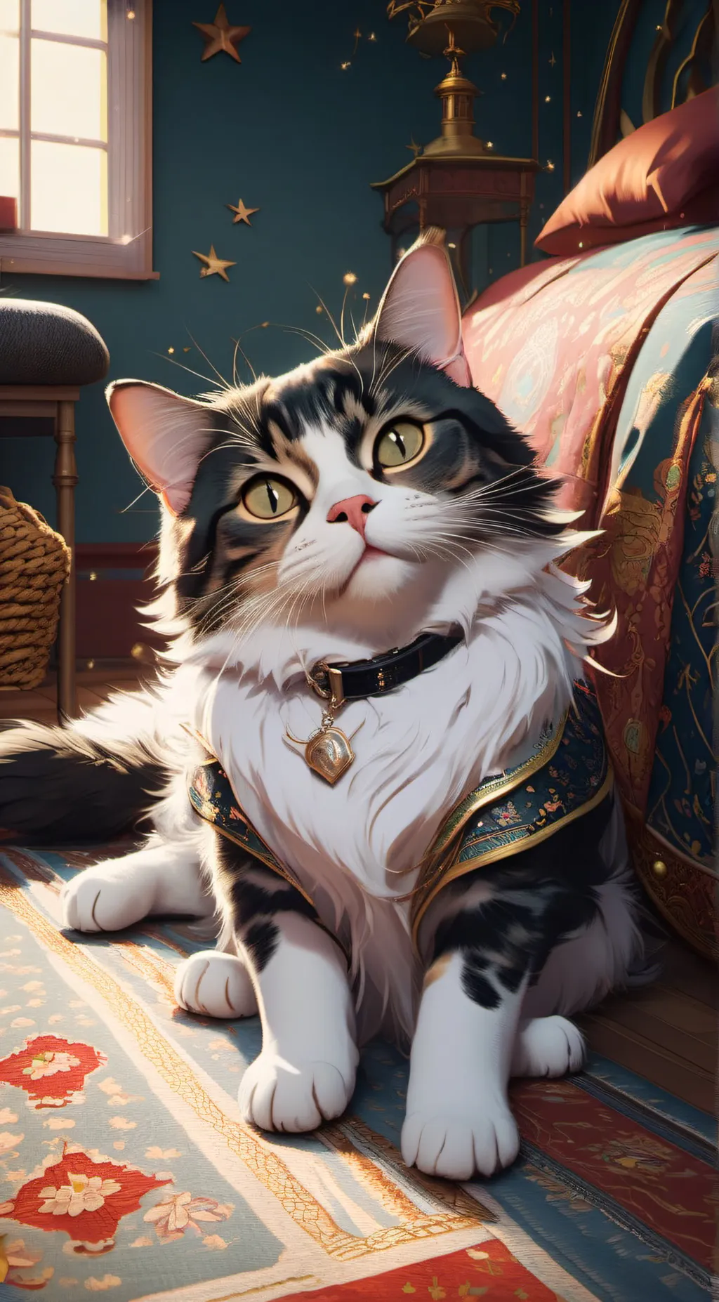 ai character: catnap background