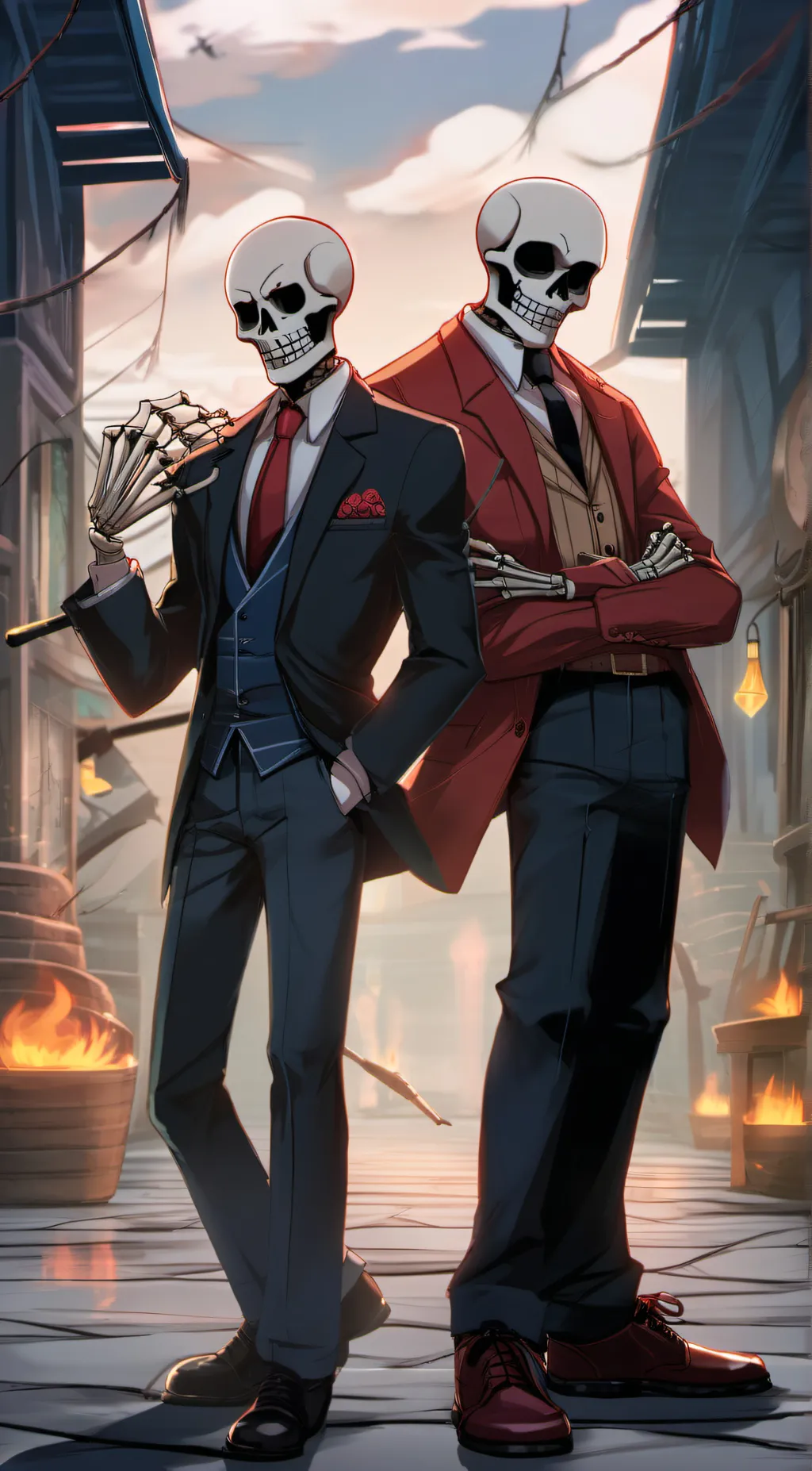 ai character: mafiatale (remake) background