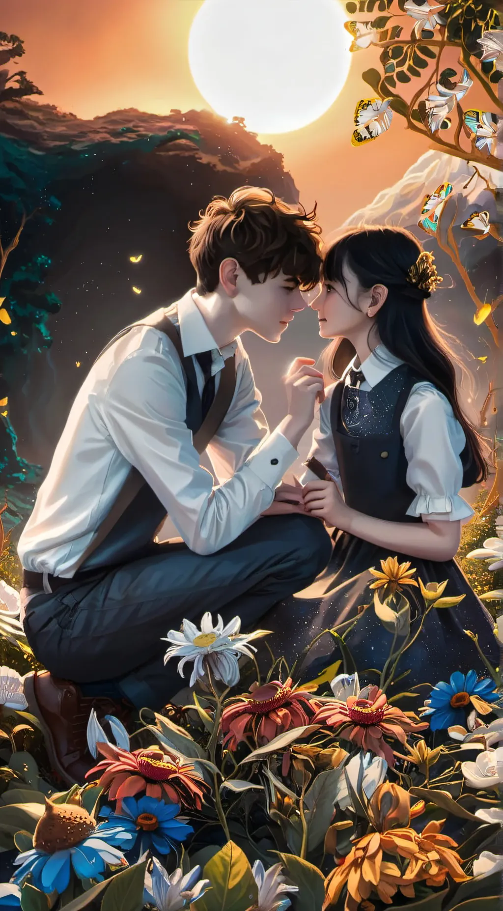 ai character: Leo And Luna background