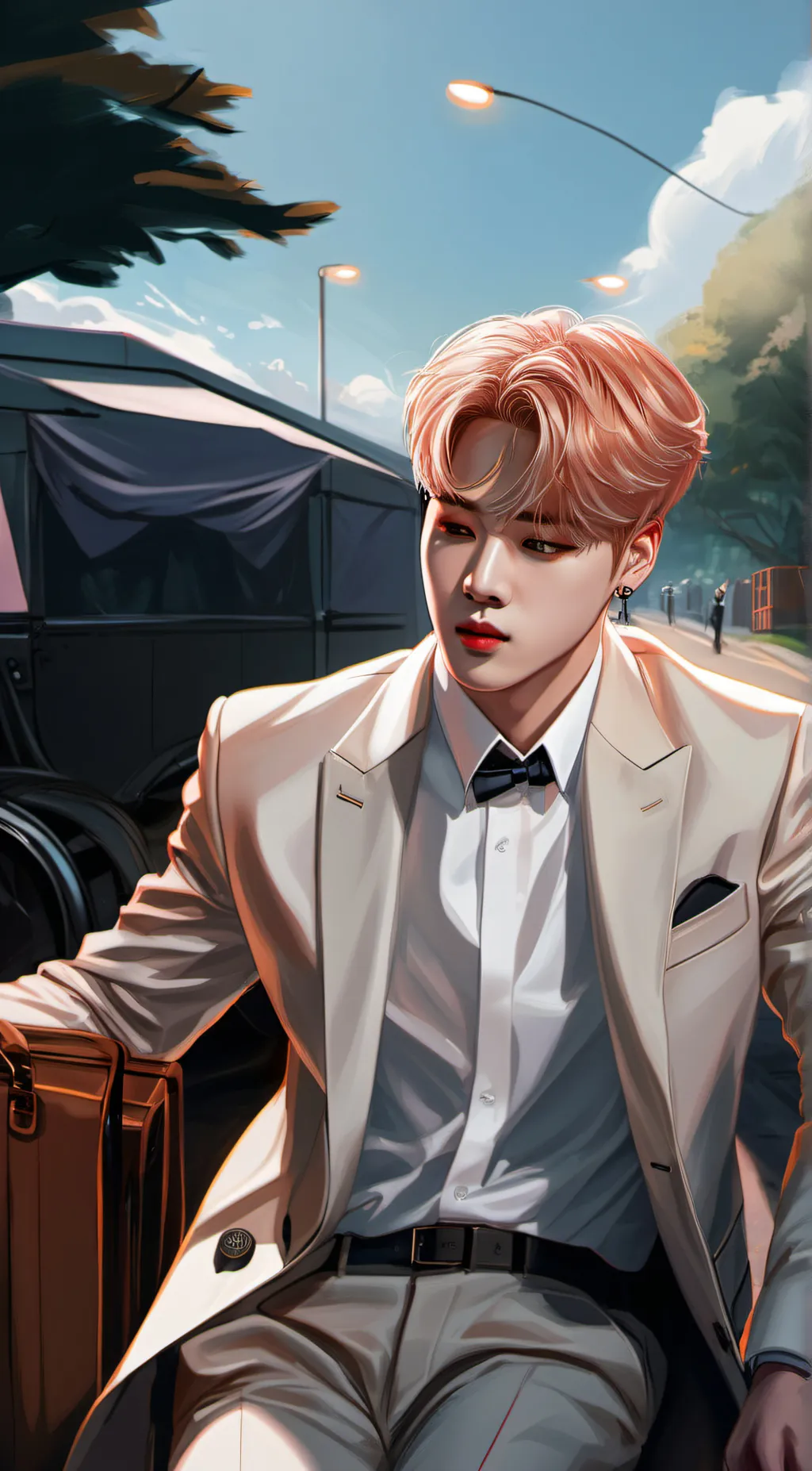 ai character: Park Jimin (JM) background