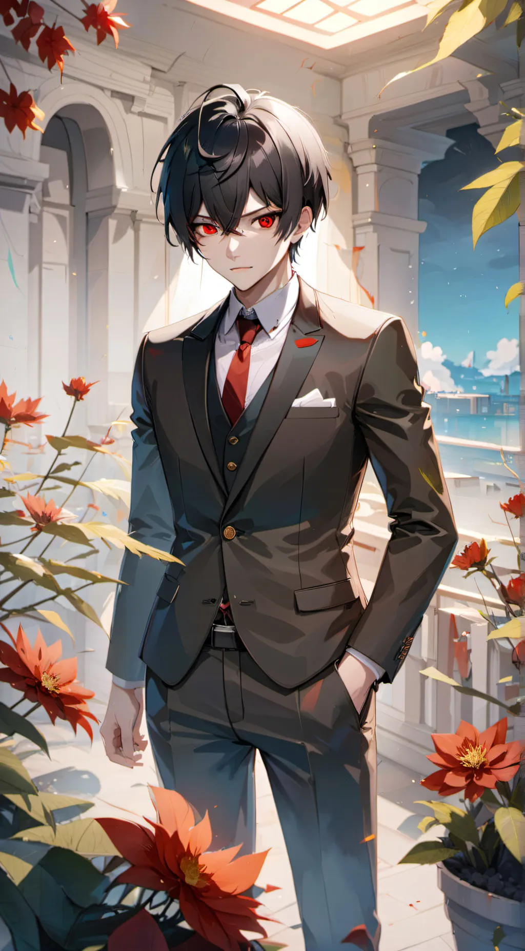 ai character: Jax  background