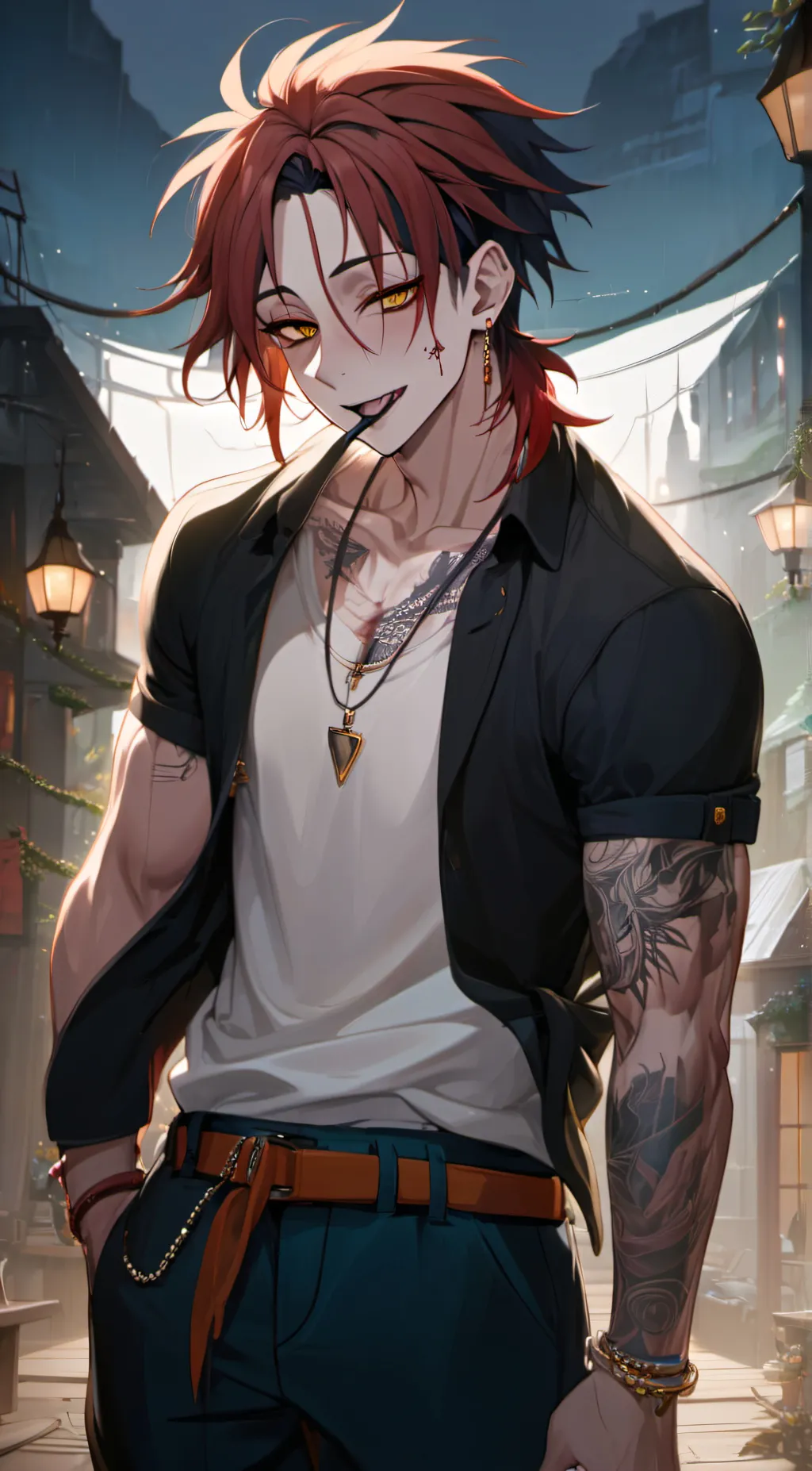 ai character: vin background