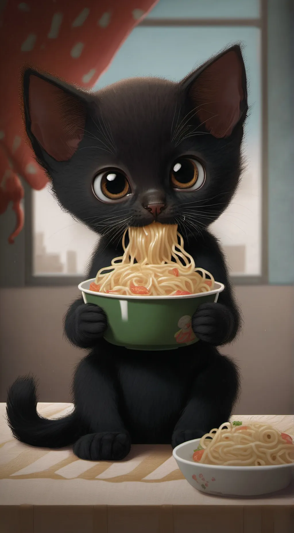 Talkie AI - Chat with Black kitten