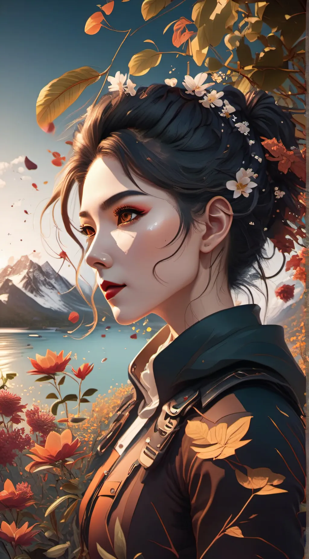 ai character: emily background