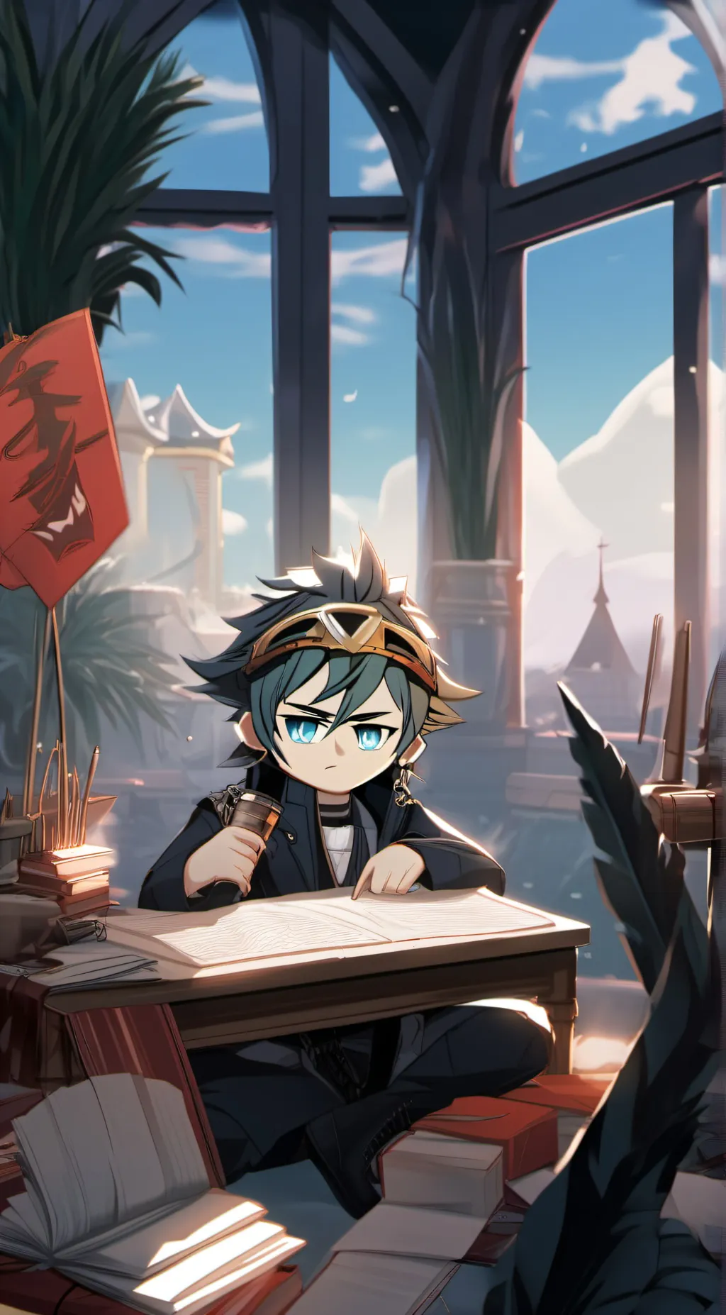 ai character: muixthe boys background