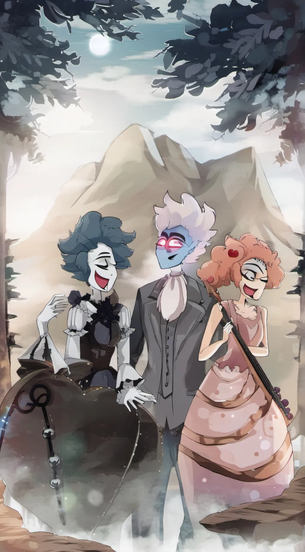 ai character: -SLAY POOKIES- background