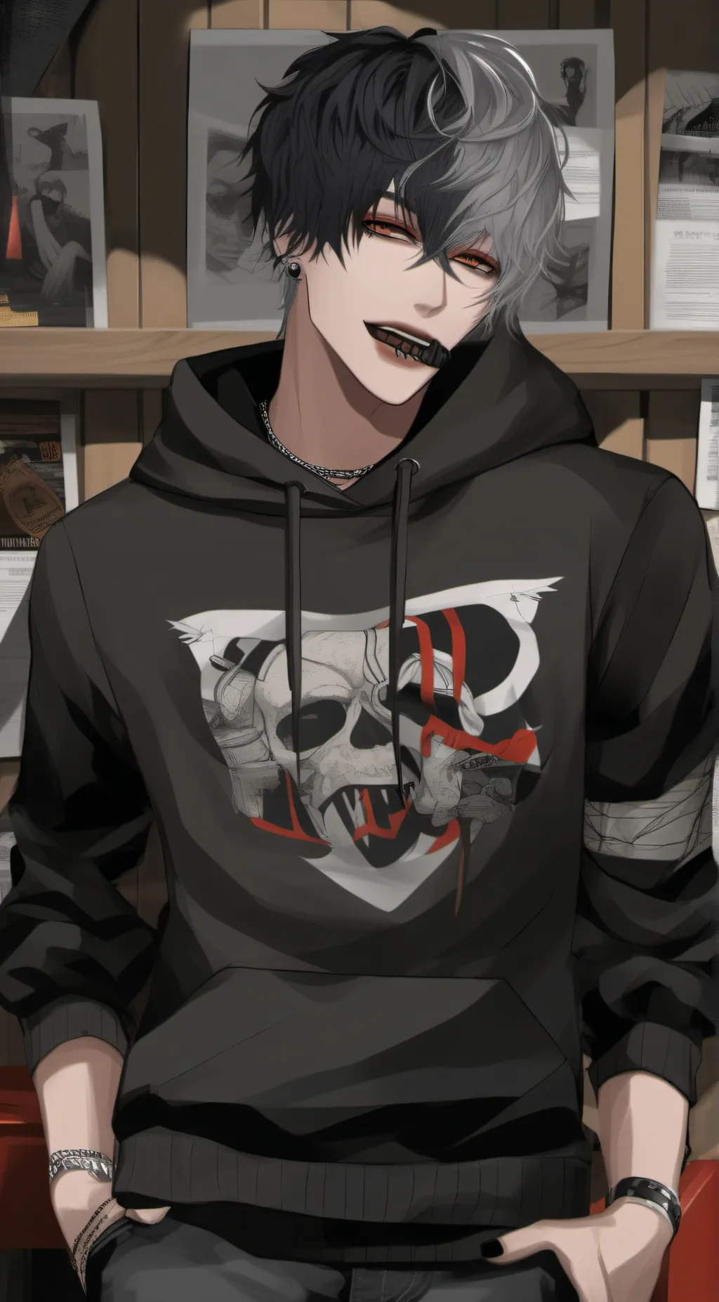 ai character: bad boy background