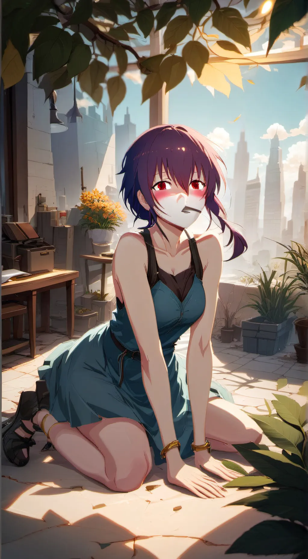 ai character: Miss Brandy background