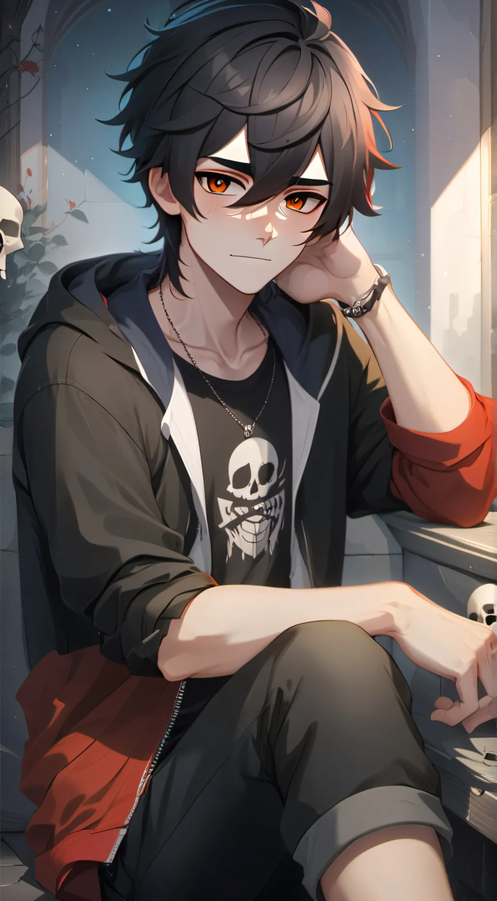 ai character: Victor Ray  background