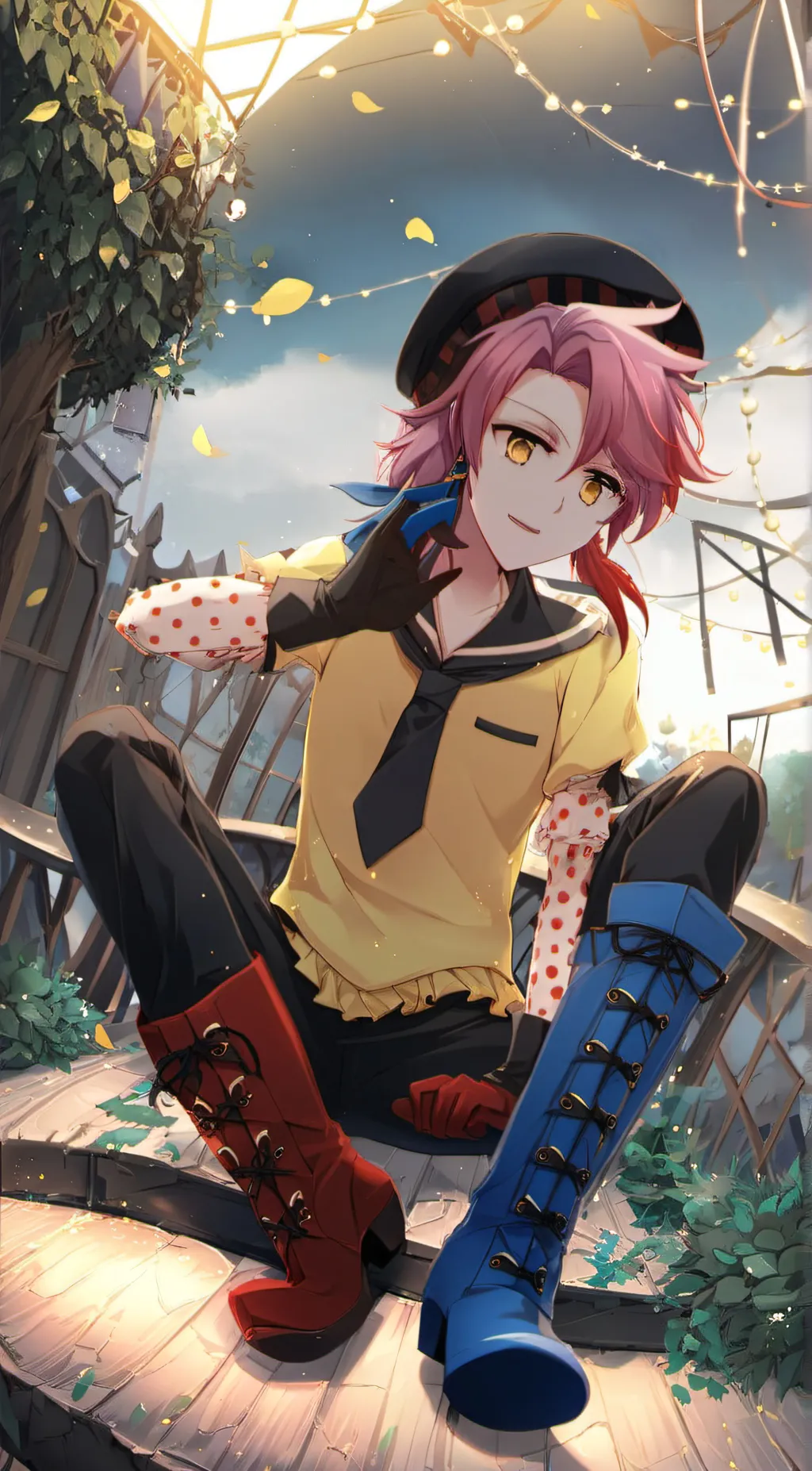 ai character: Zooble but human background