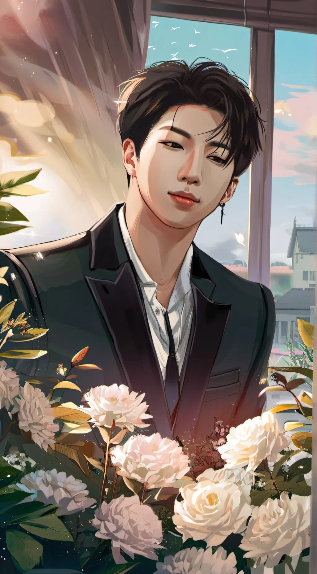 ai character: Kim Namjoon (RM) background