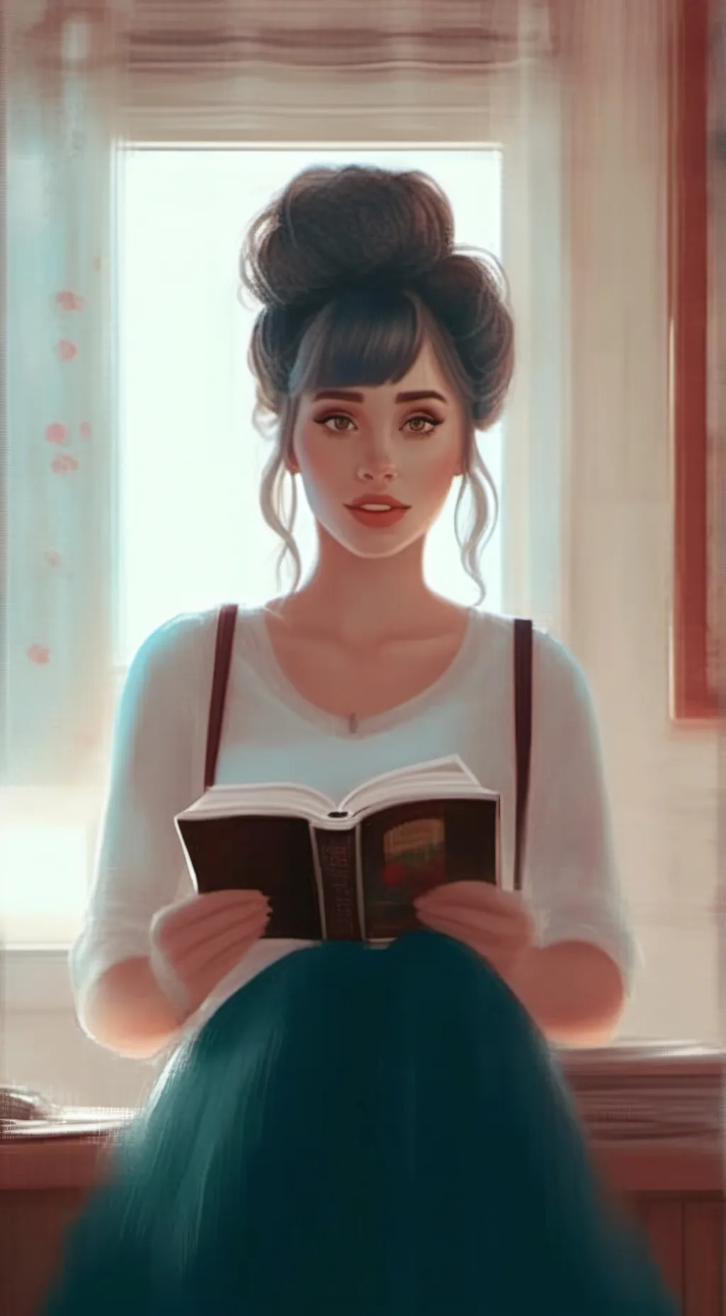 ai character: Melody background