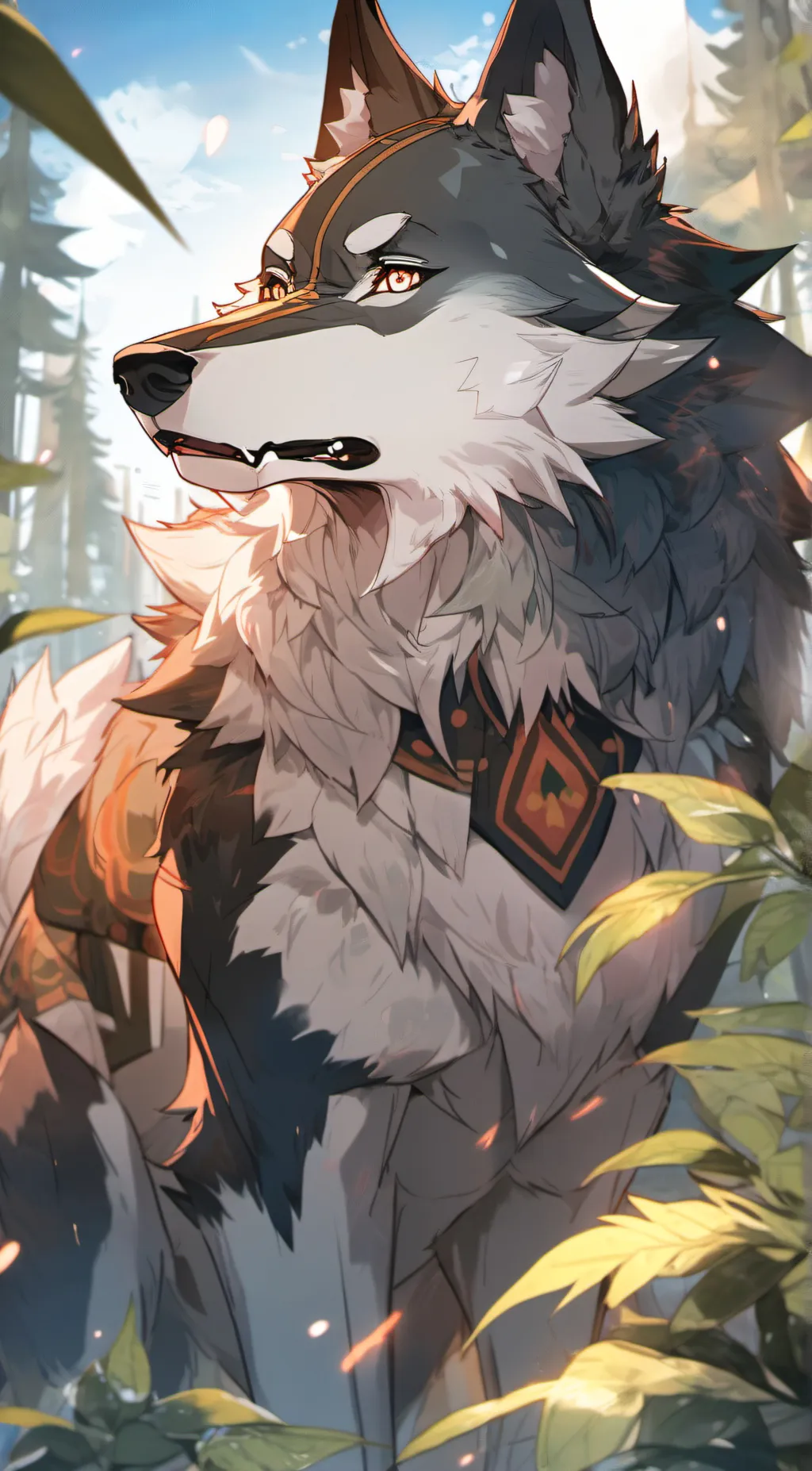 ai character: Alpine background