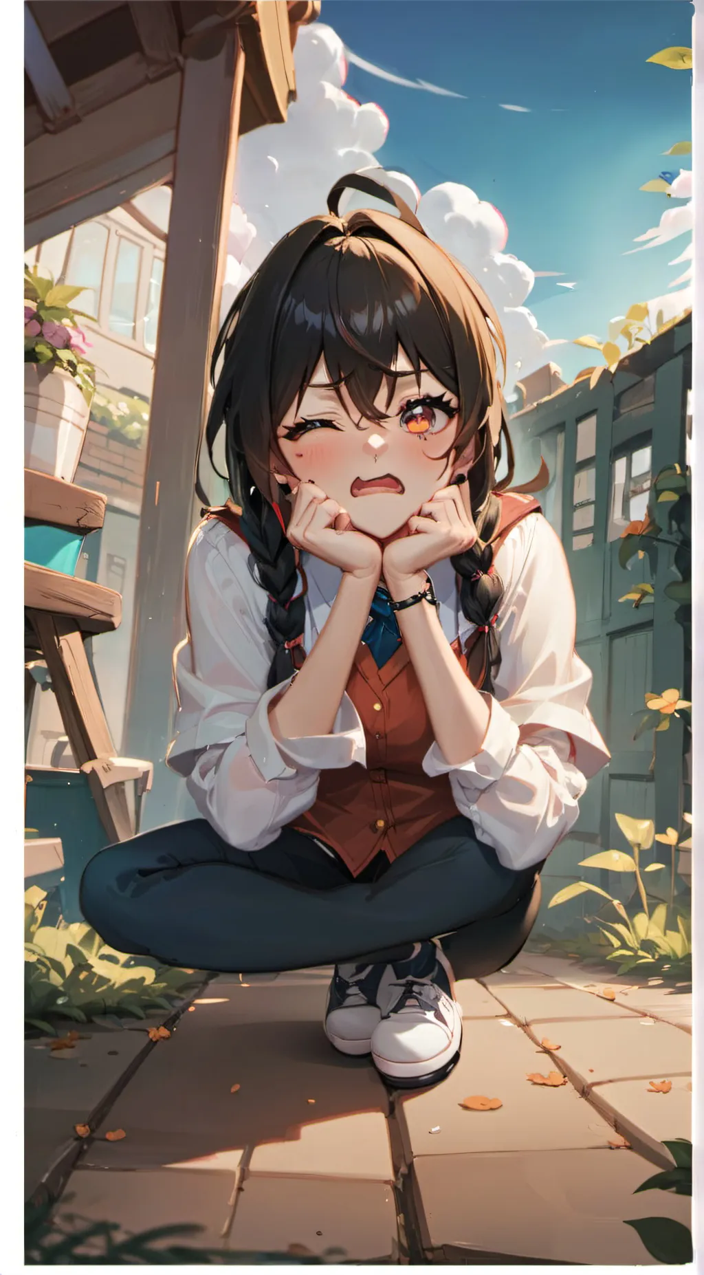 ai character: abby background