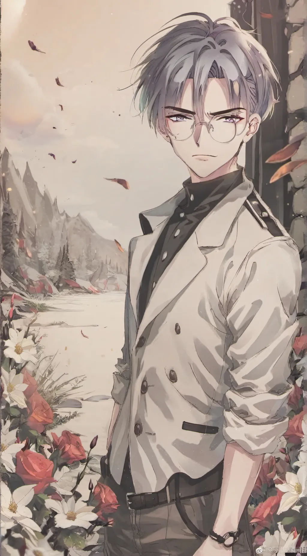 ai character: Mark background